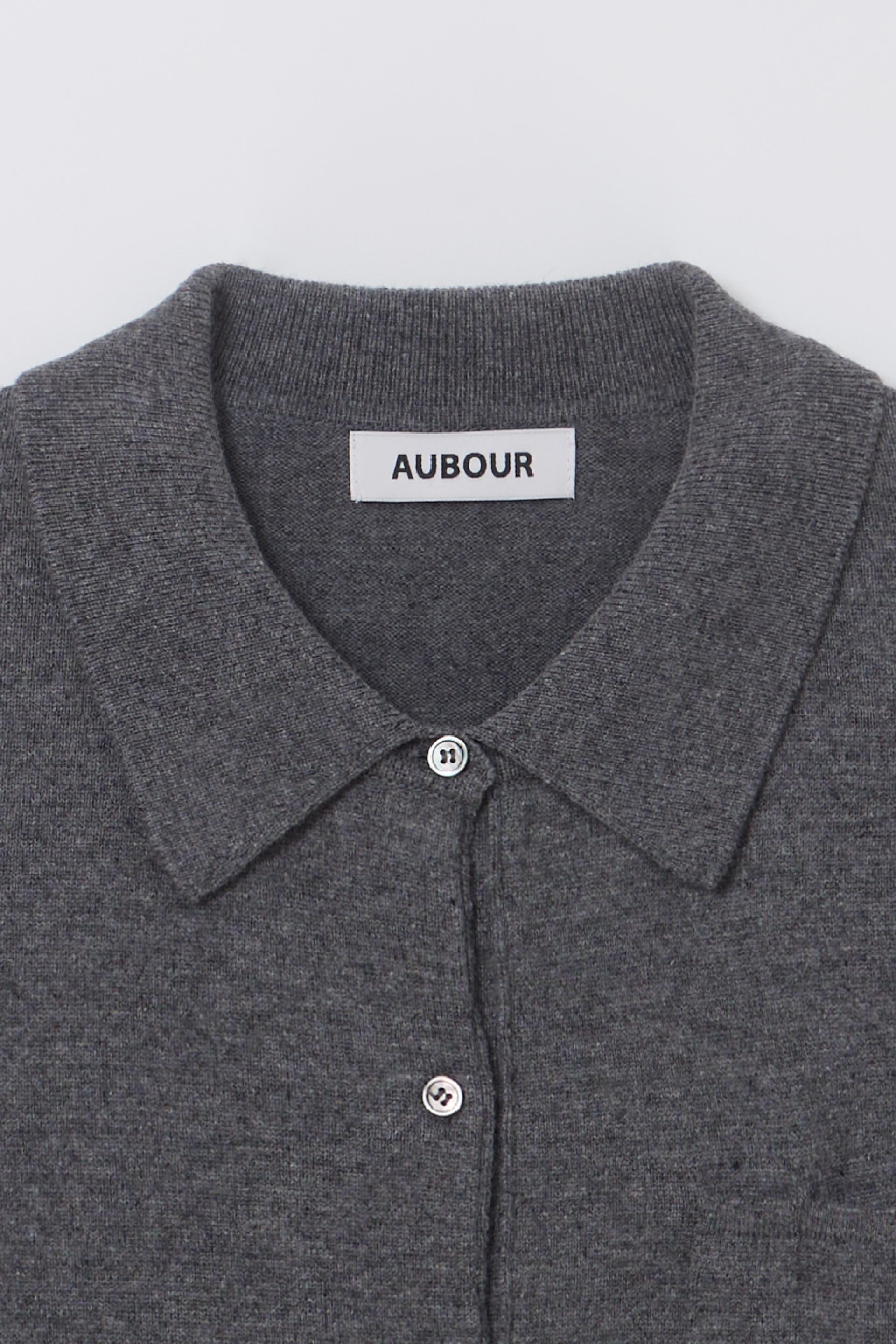 shirts pocket knit (charcoal)