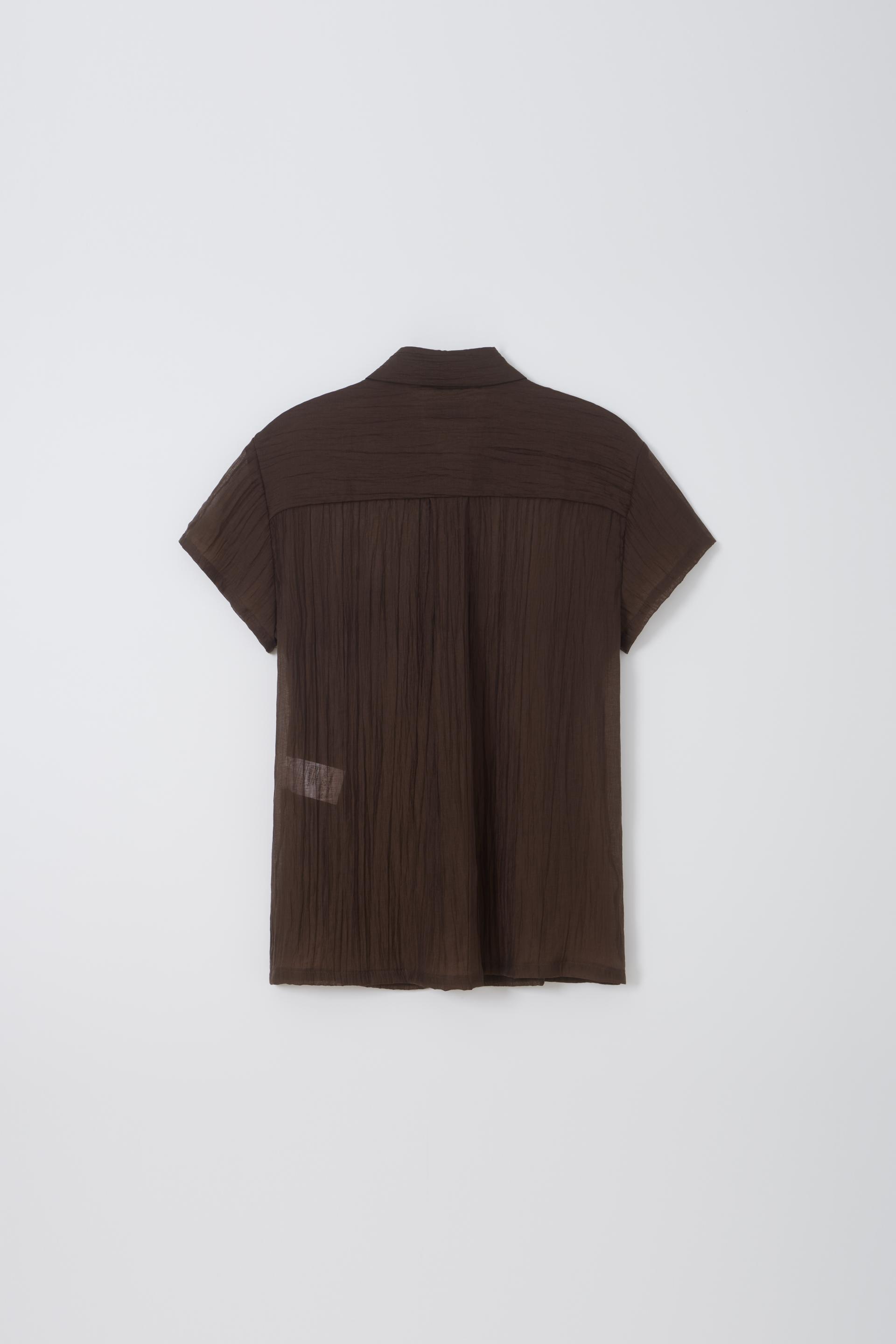 ripple half shirts (brown)