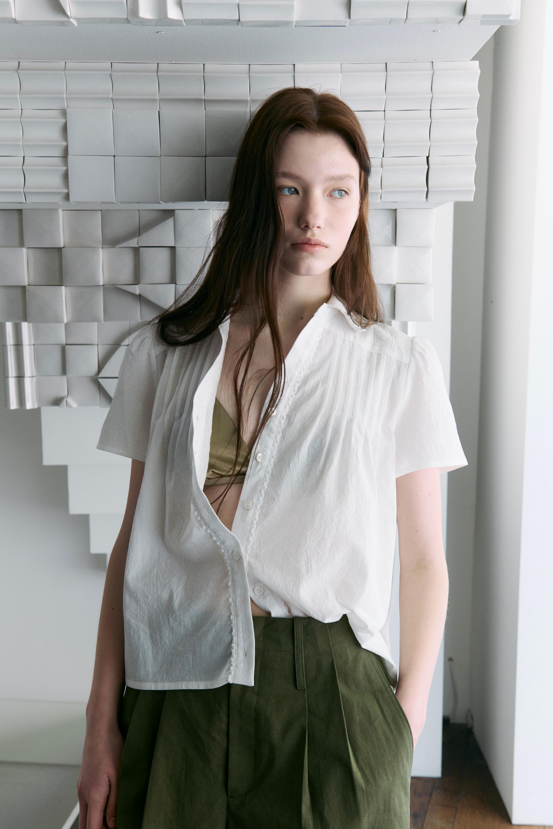 [4차 재입고] lace cap blouse (white)