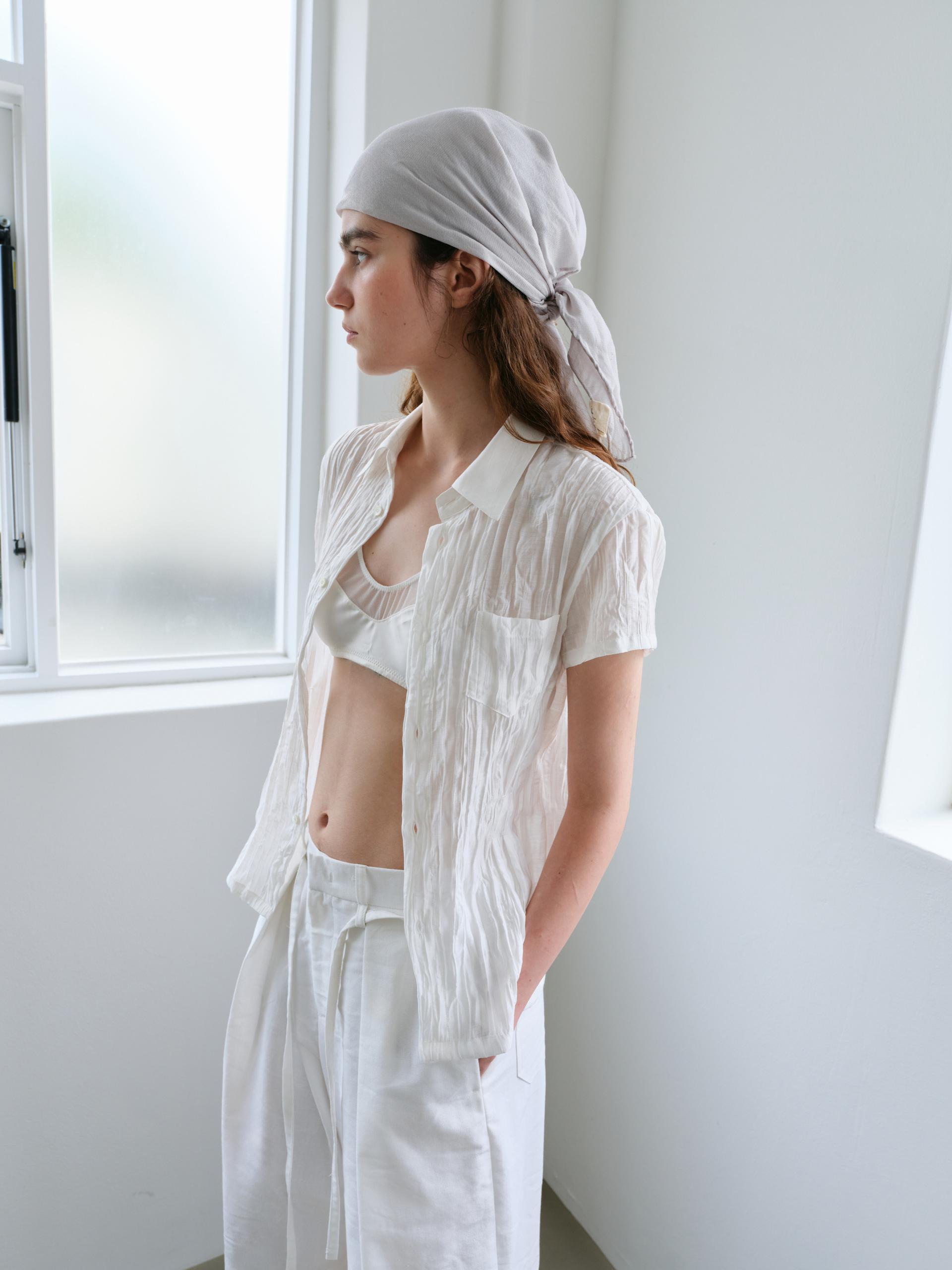 ripple half shirts (ivory)