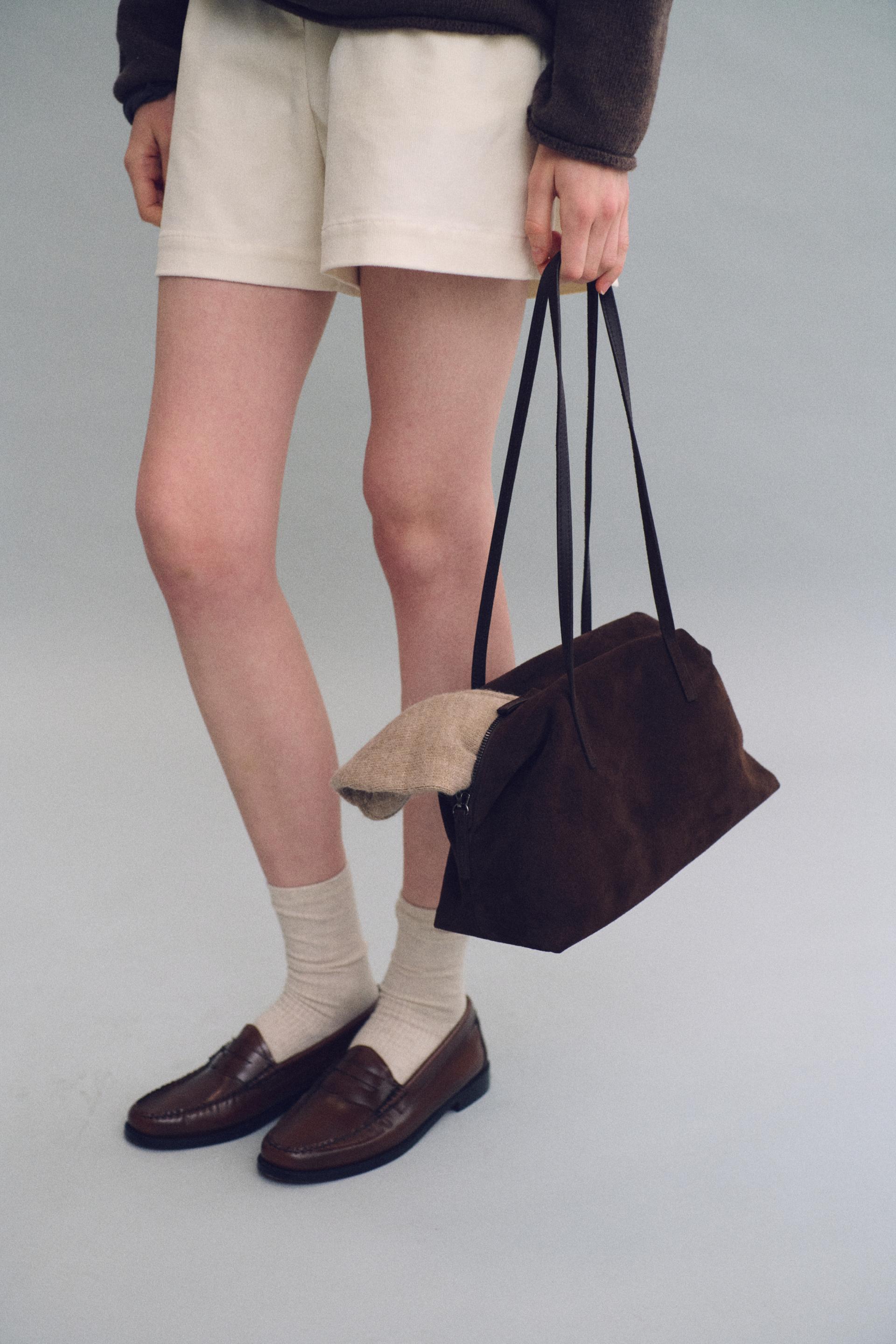 alter bowling bag (suede brown)