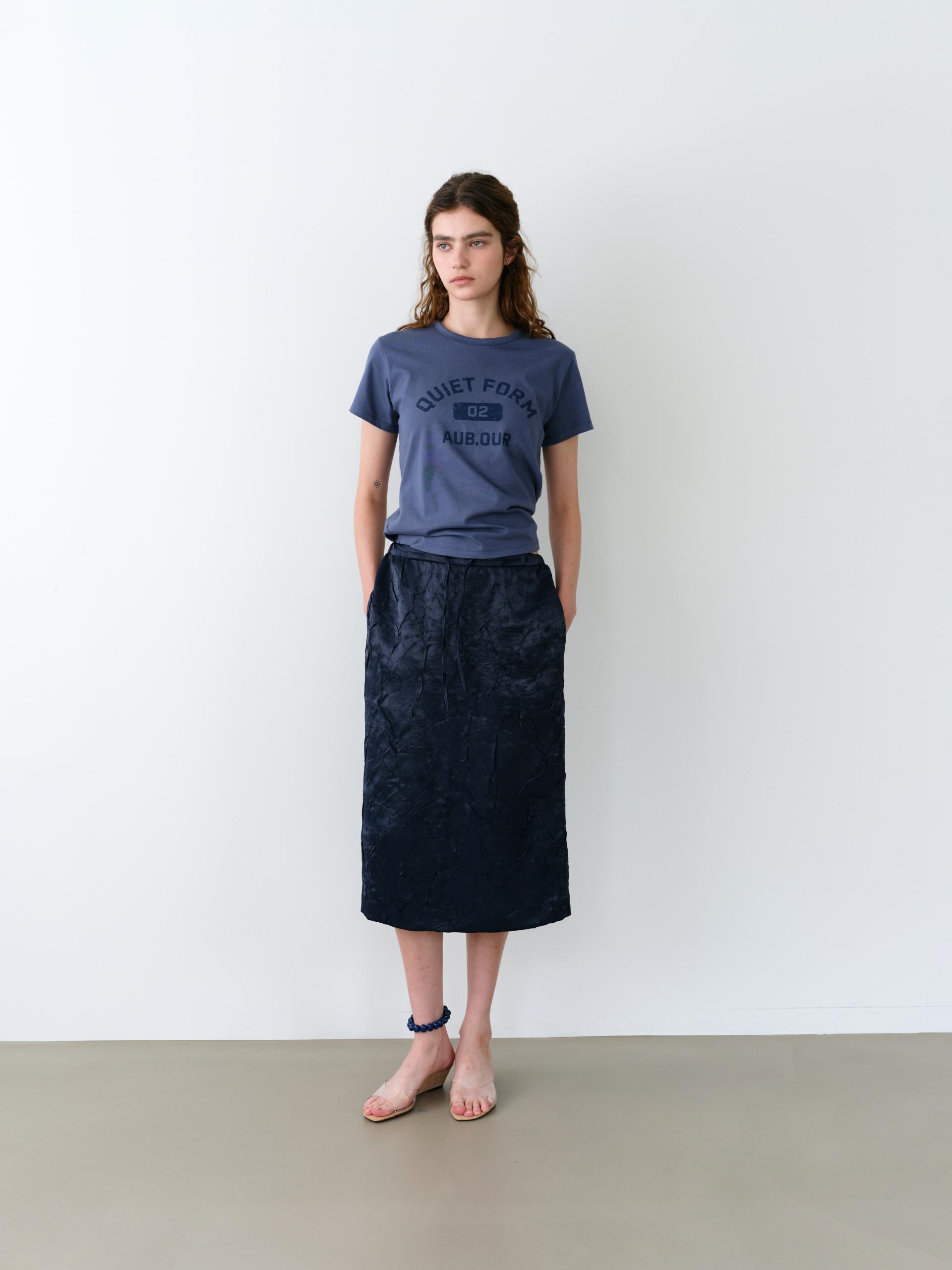 [2차 재입고] vintage form t-shirt (dusty blue)