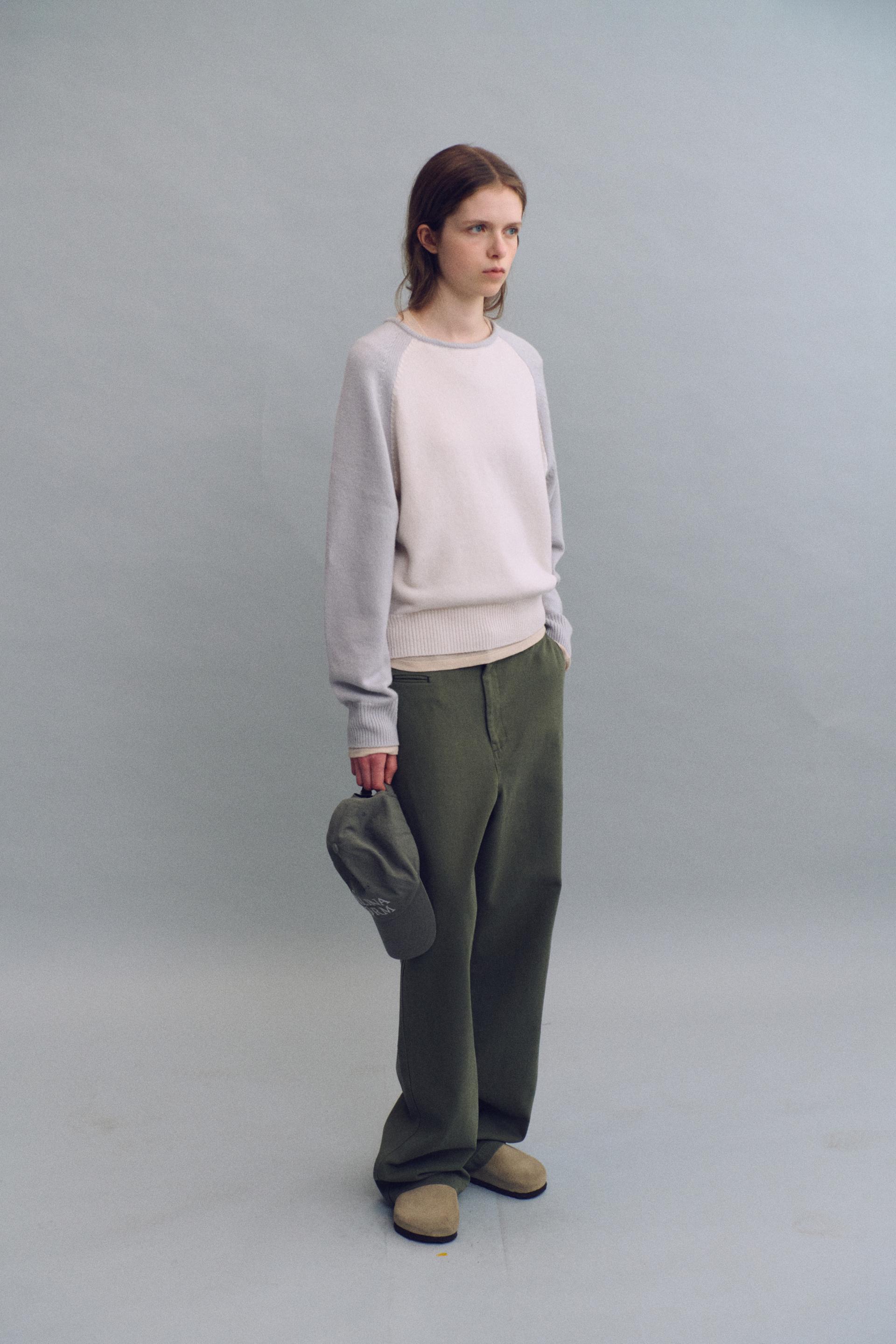 washed buckle pants (vintage khaki)