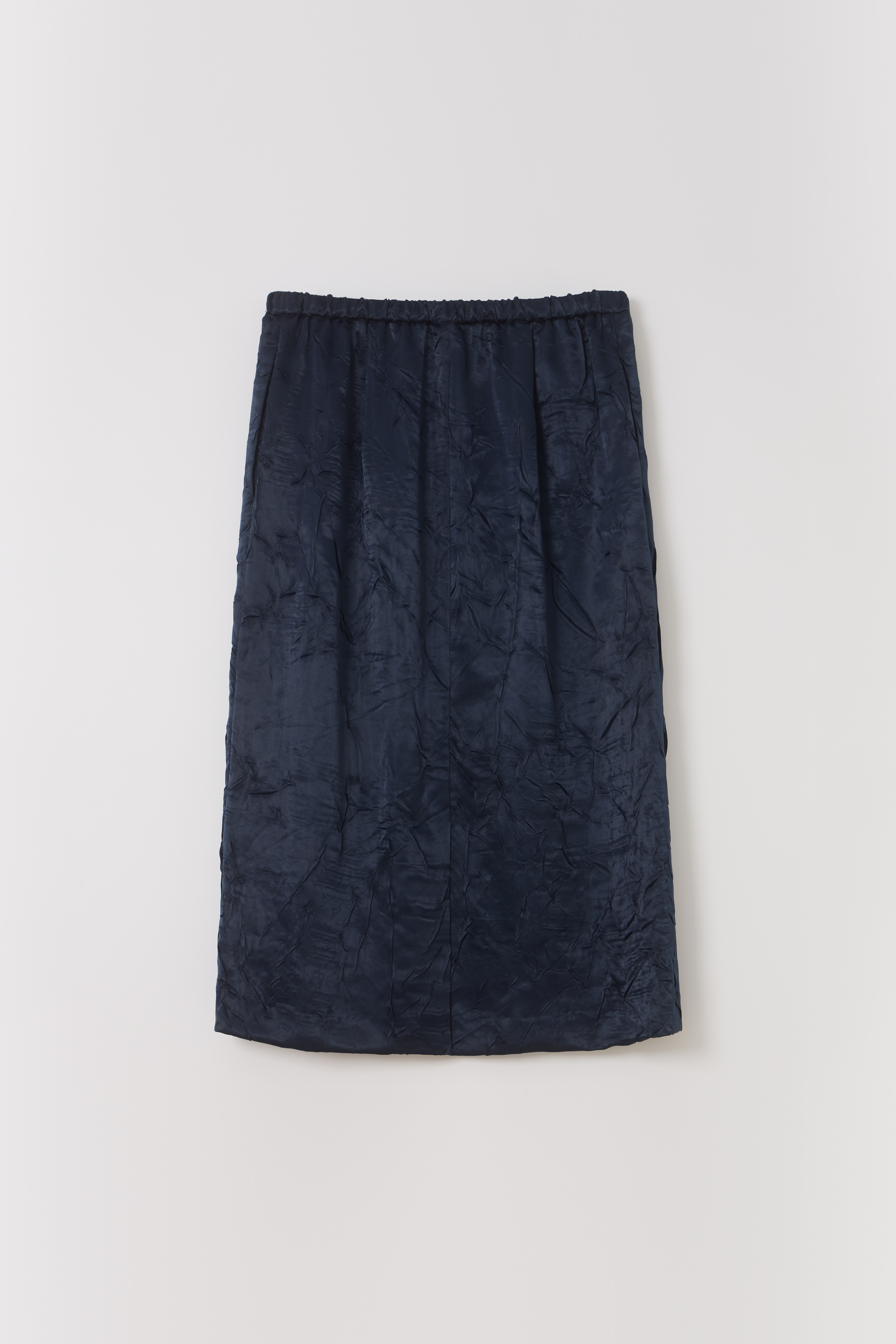 putty satin skirt (navy)