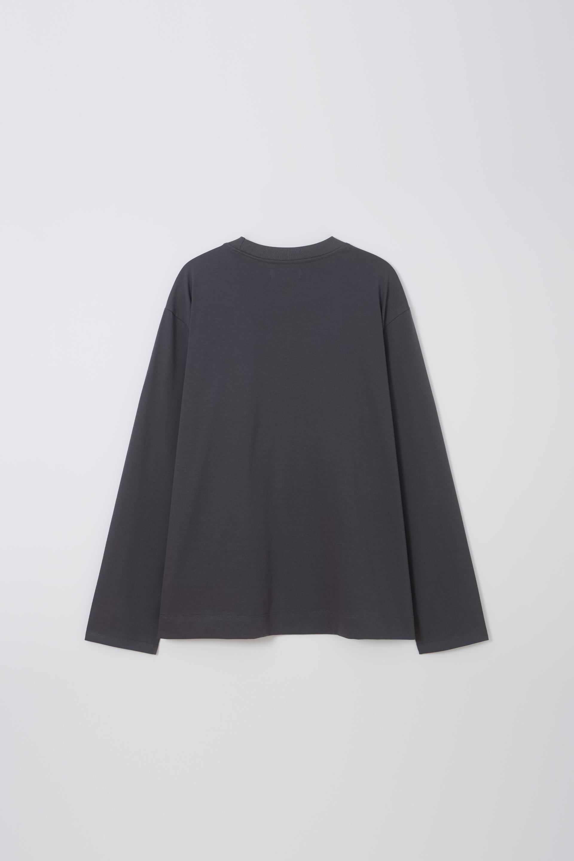 core long sleeve t-shirt (charcoal)