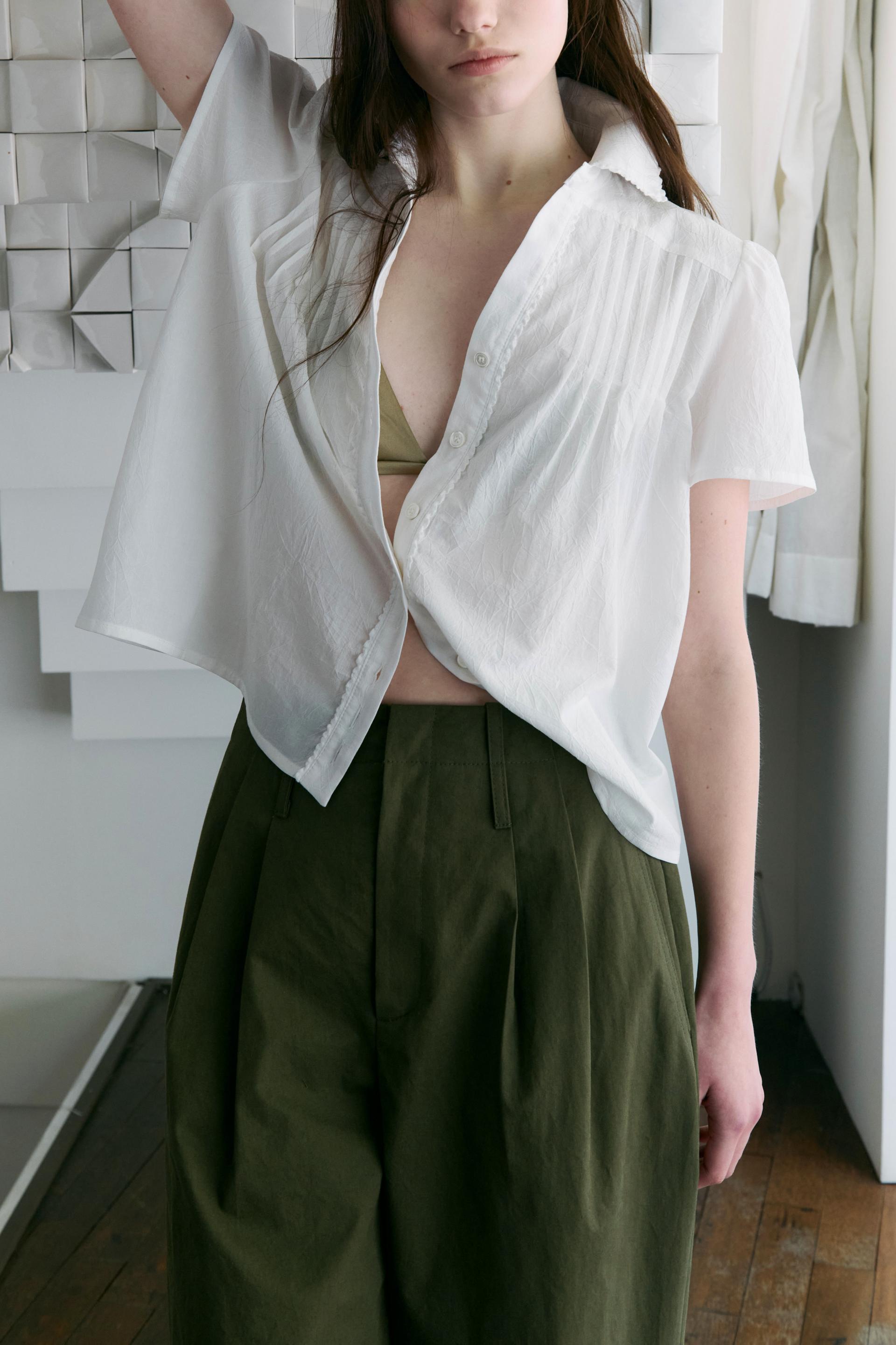 [4차 재입고] lace cap blouse (white)