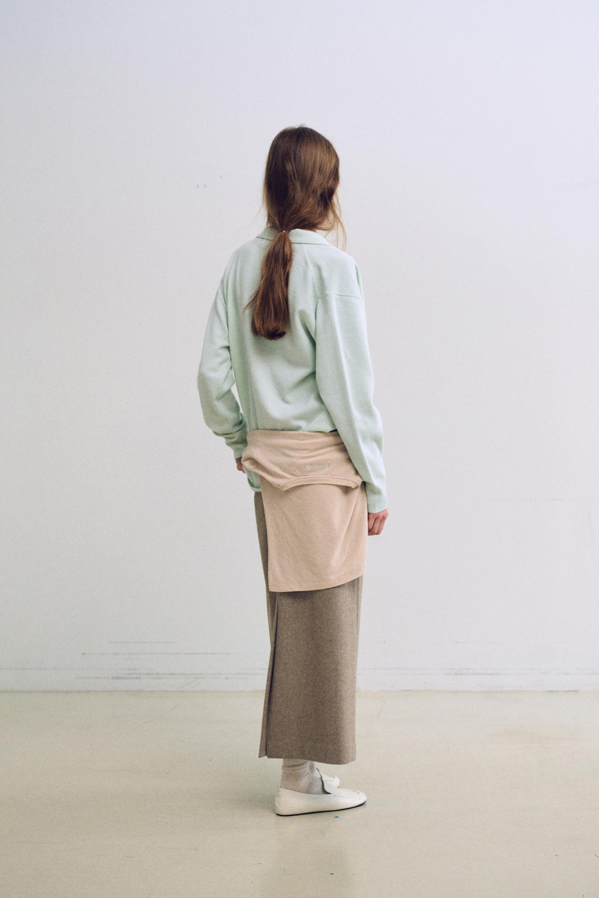 shirts pocket knit (mint)