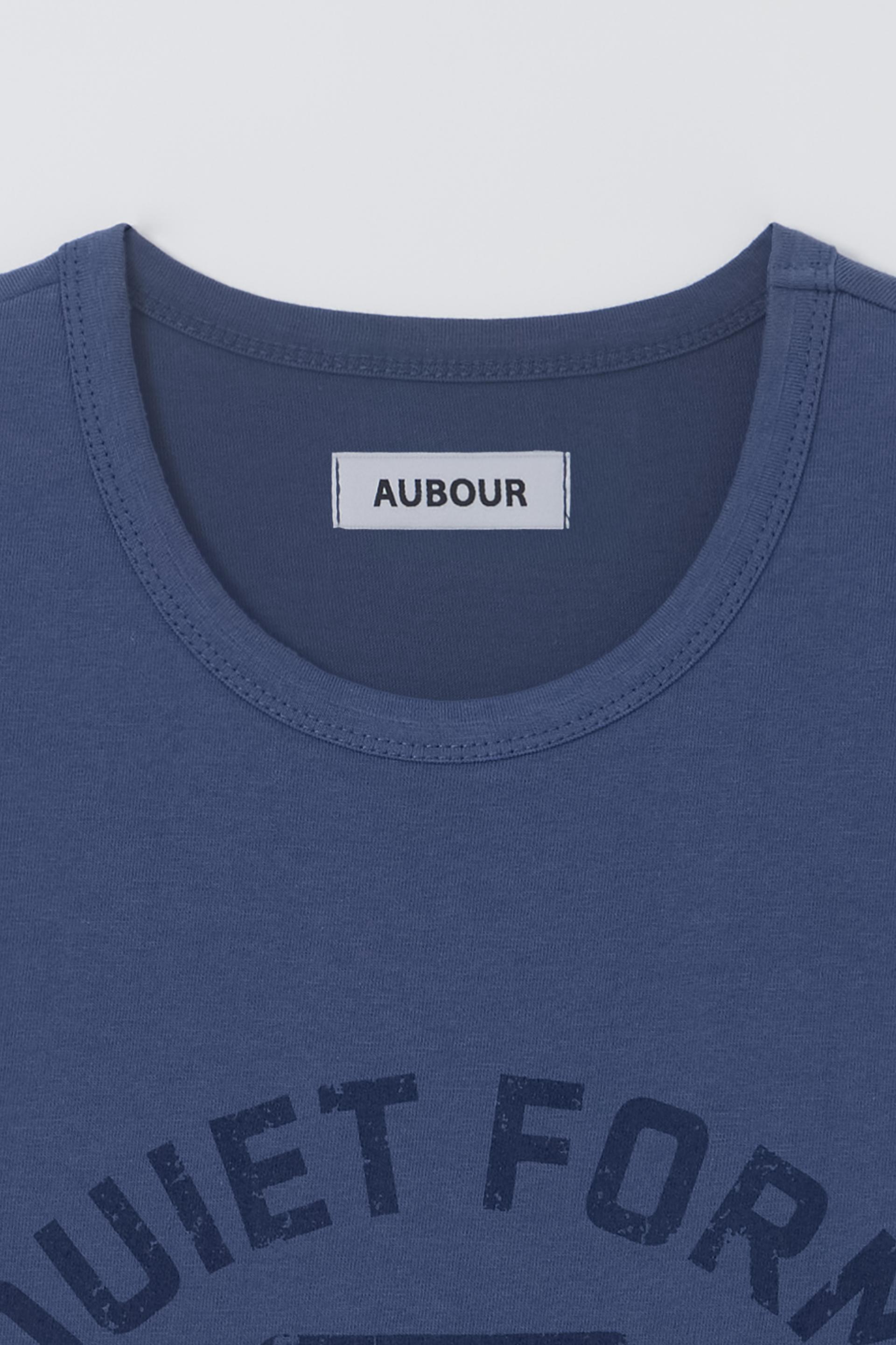 [2차 재입고] vintage form t-shirt (dusty blue)