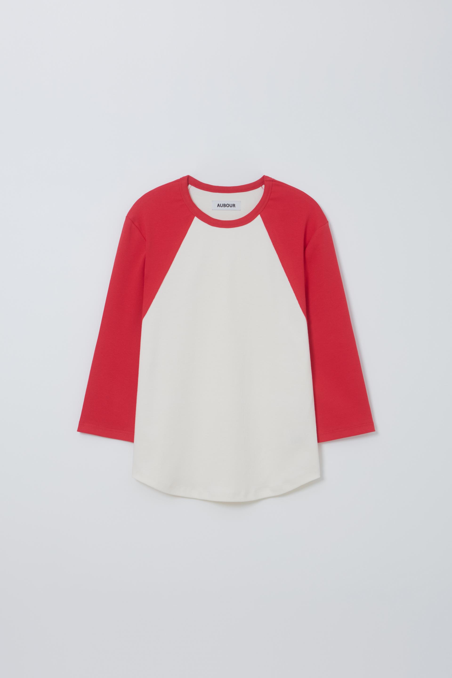 raw raglan t-shirt (red)