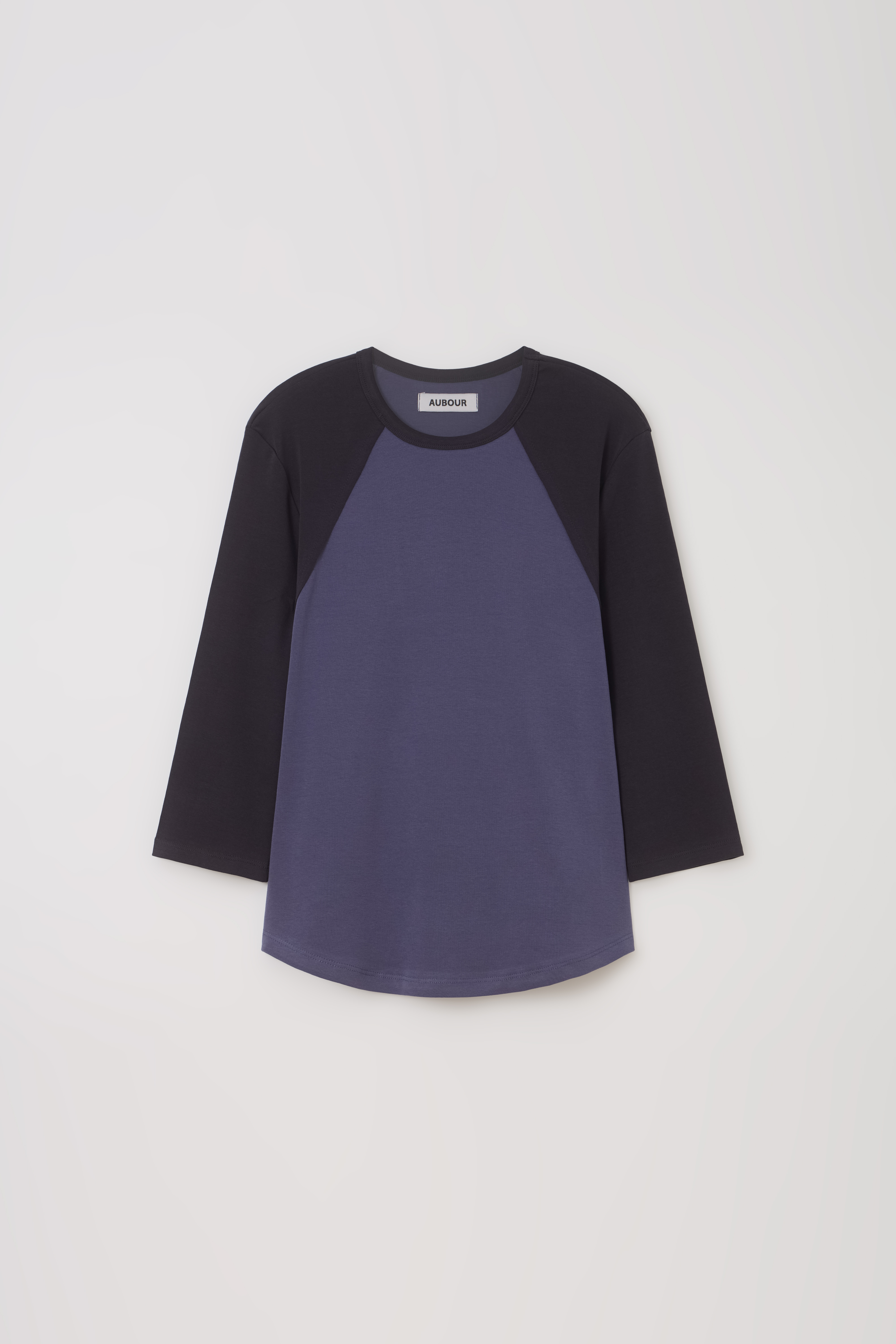 raw raglan t-shirt (charcoal navy)