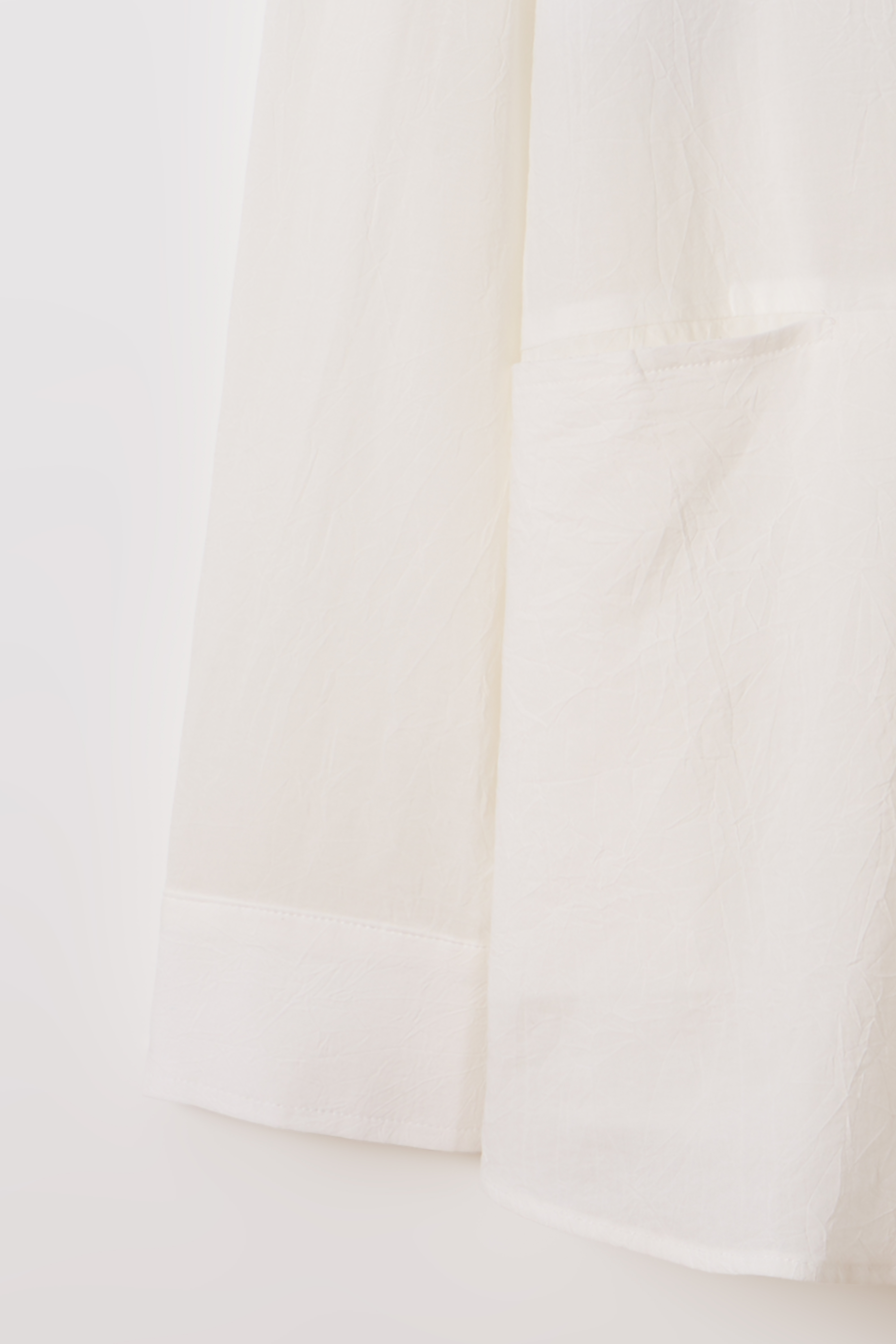 [2차 재입고] ease belted shirt (white)