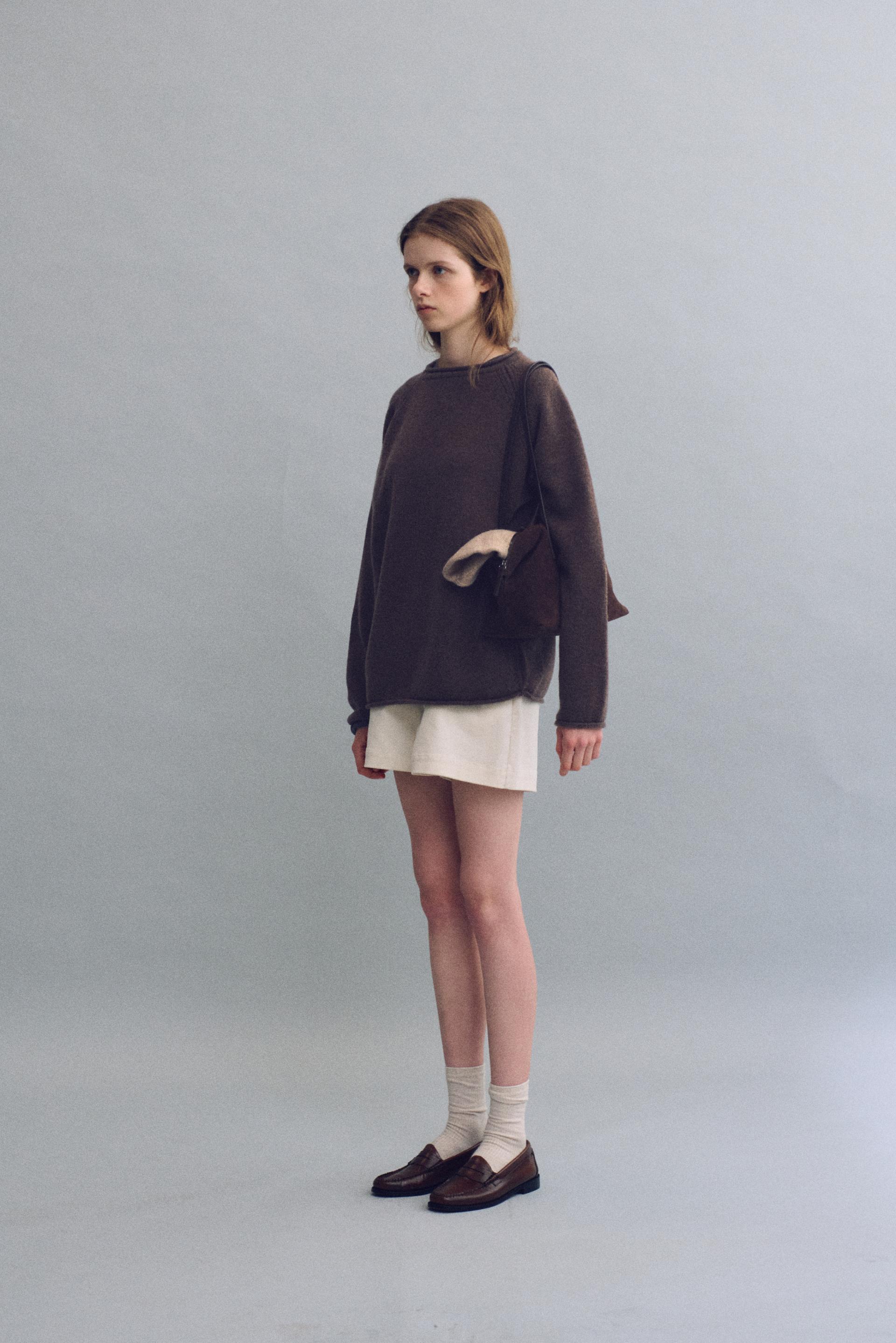 bias herring knit (cocoa)