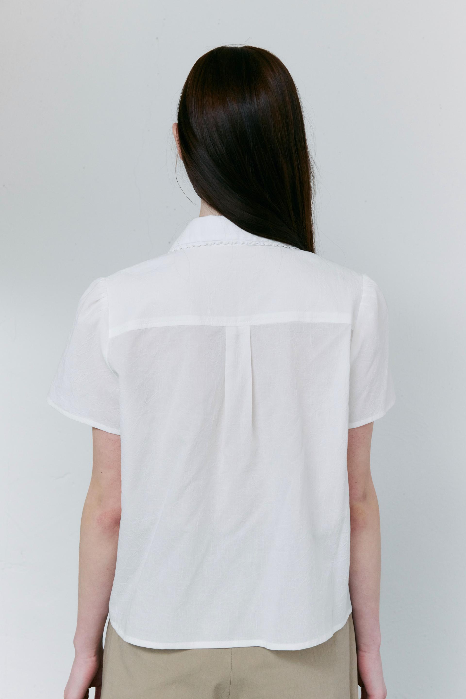 [4차 재입고] lace cap blouse (white)