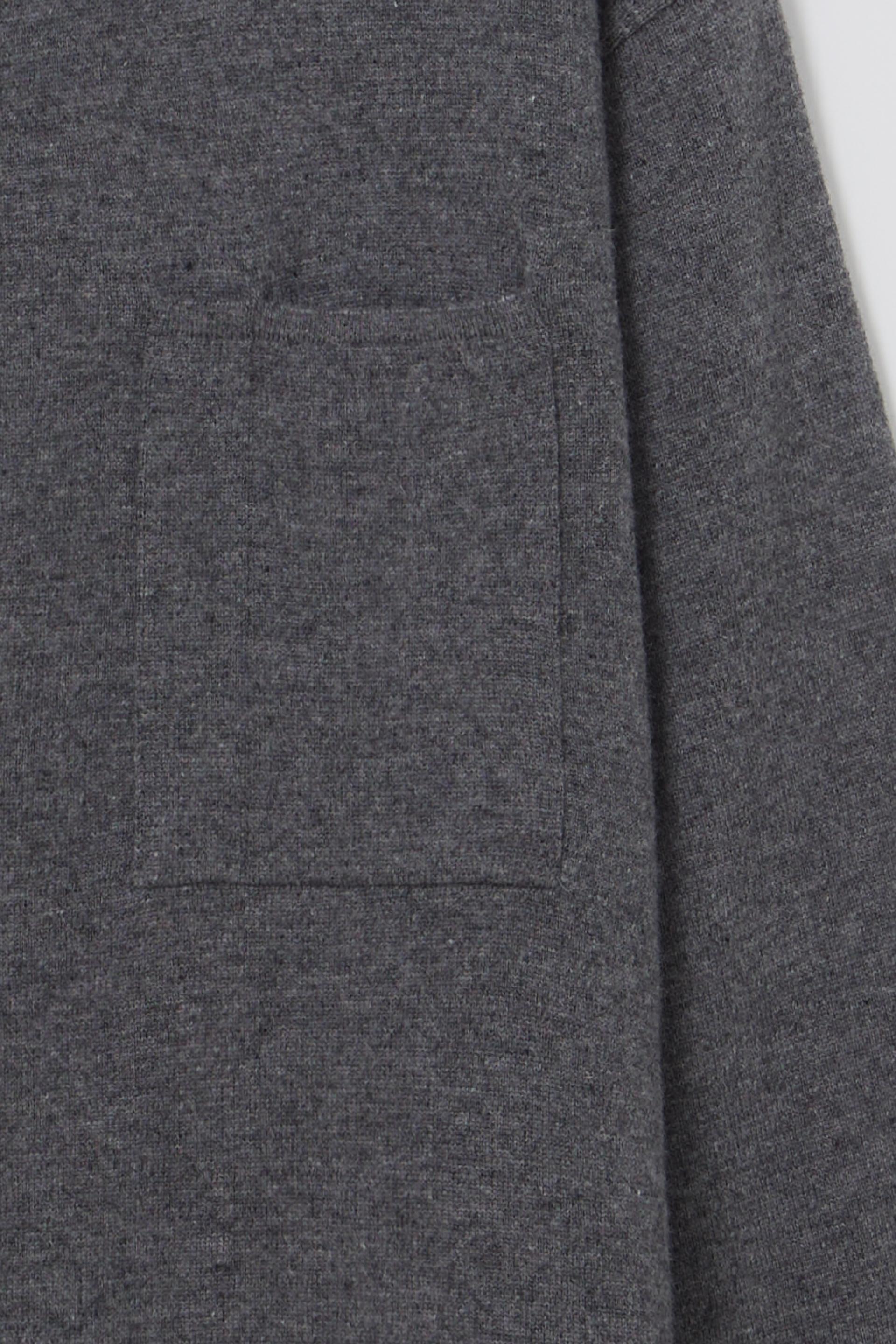shirts pocket knit (charcoal)