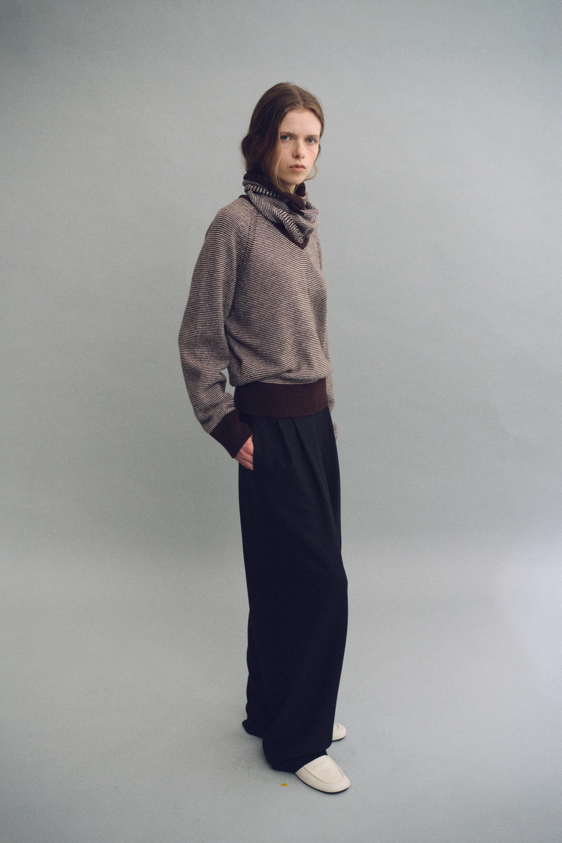 tuck ease slacks (black)