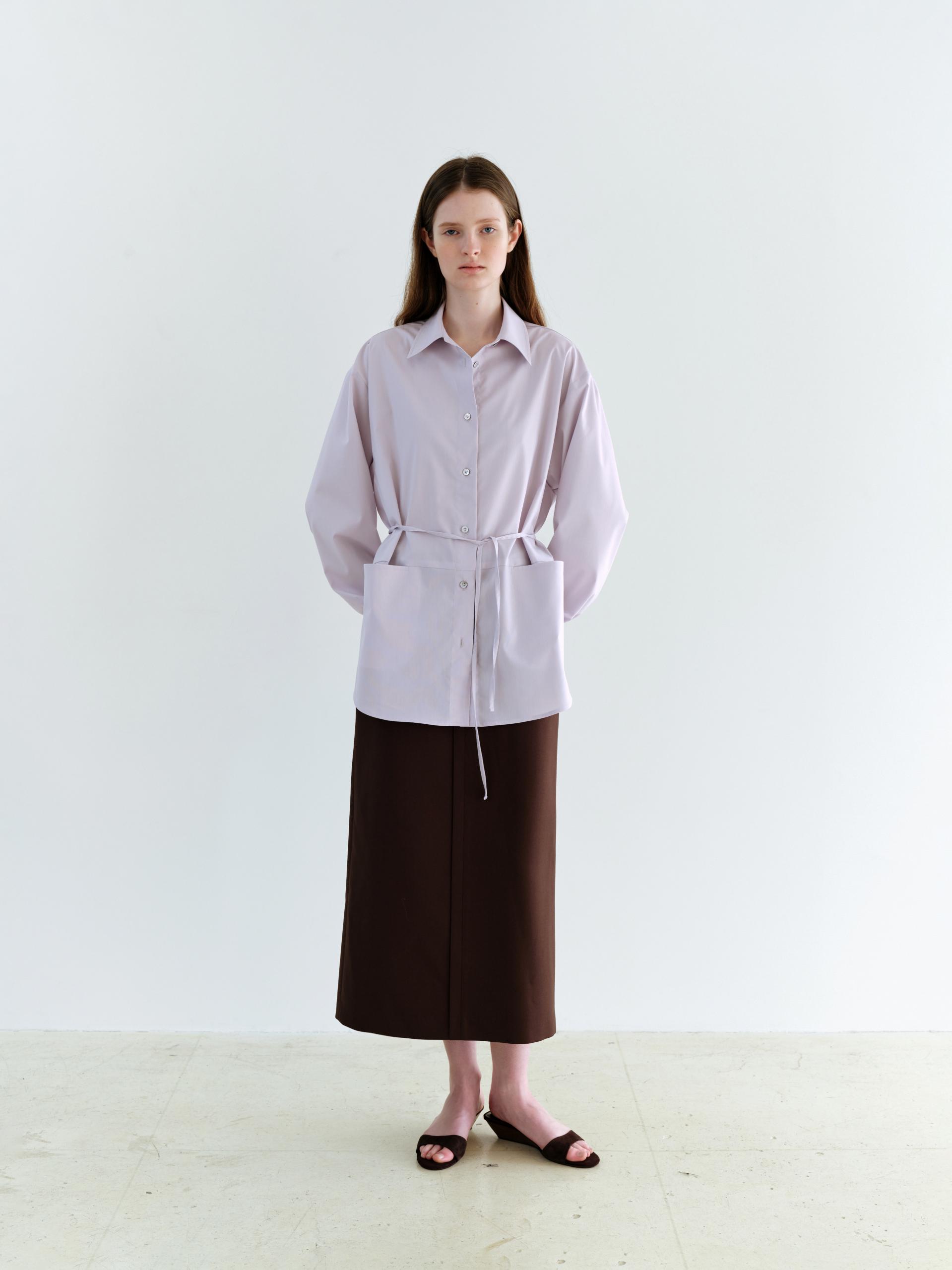 [17차 재입고] lip pencil skirt (brown)