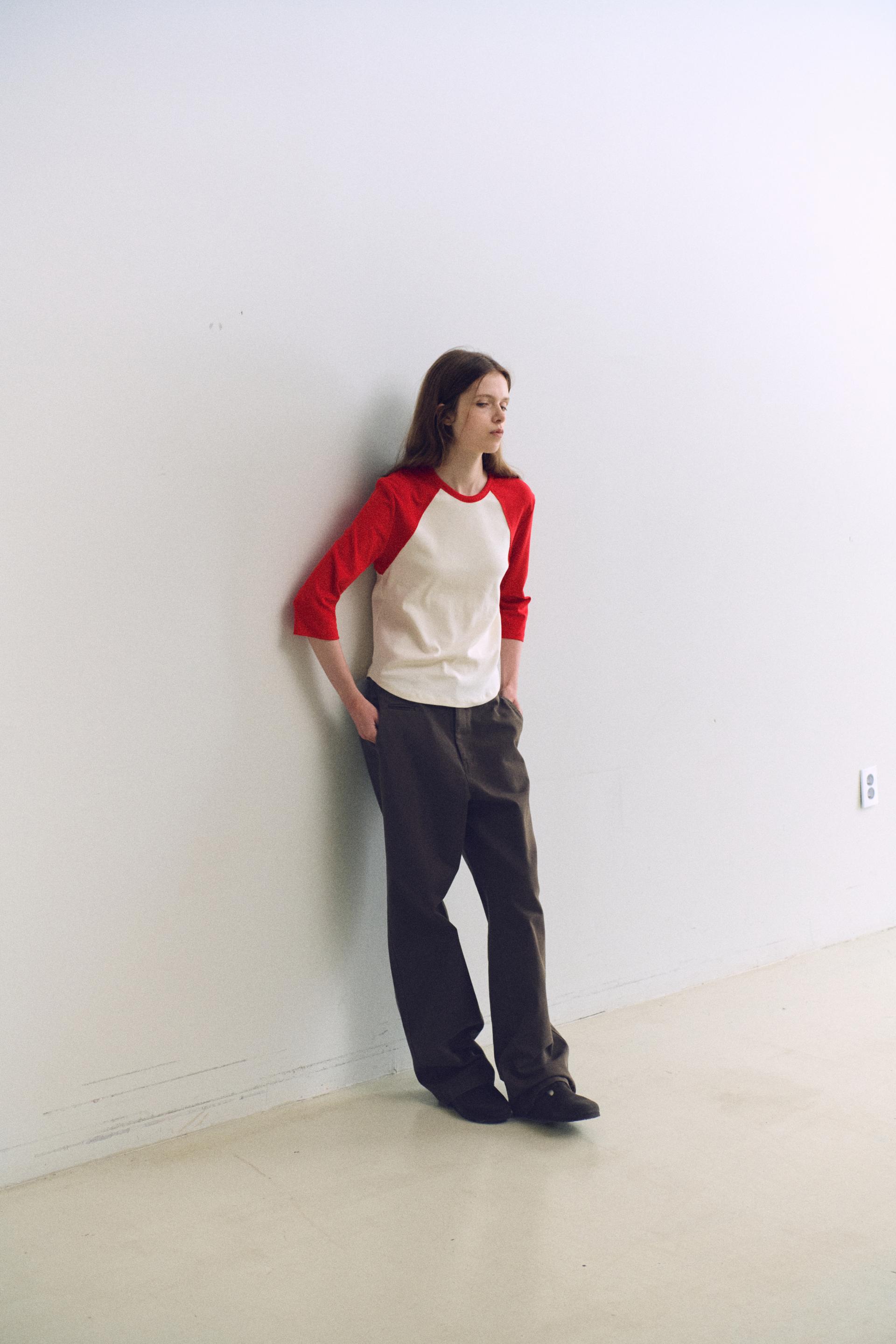 washed buckle pants (vintage brown)