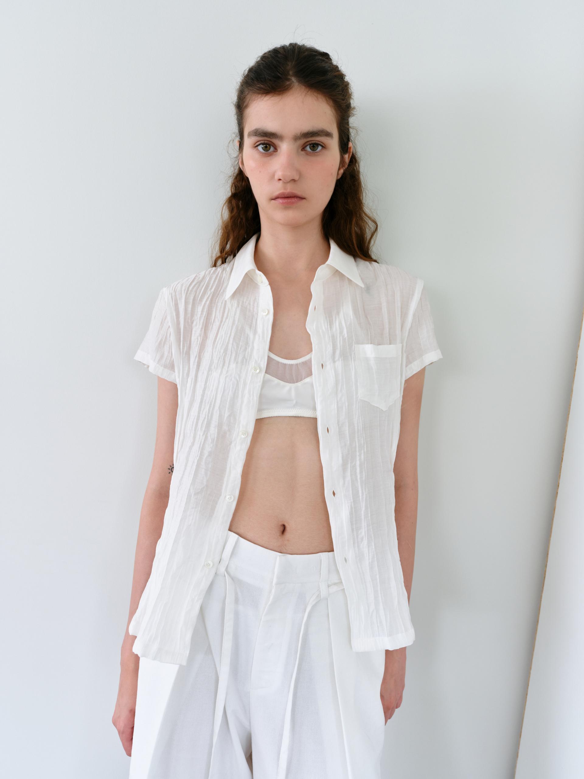 ripple half shirts (ivory)