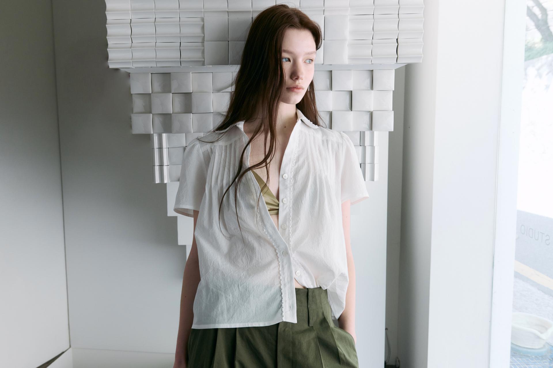 [4차 재입고] lace cap blouse (white)