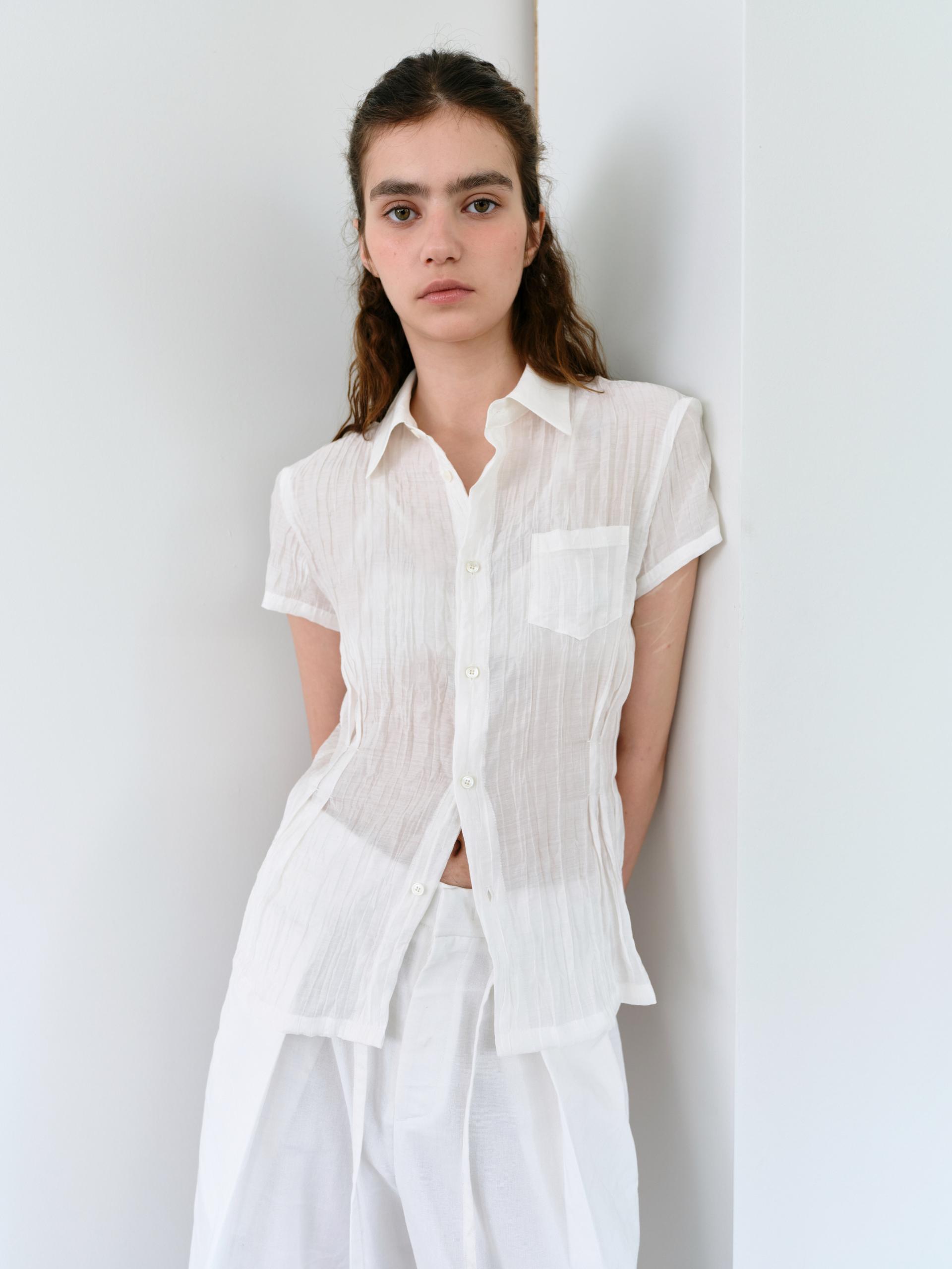 ripple half shirts (ivory)