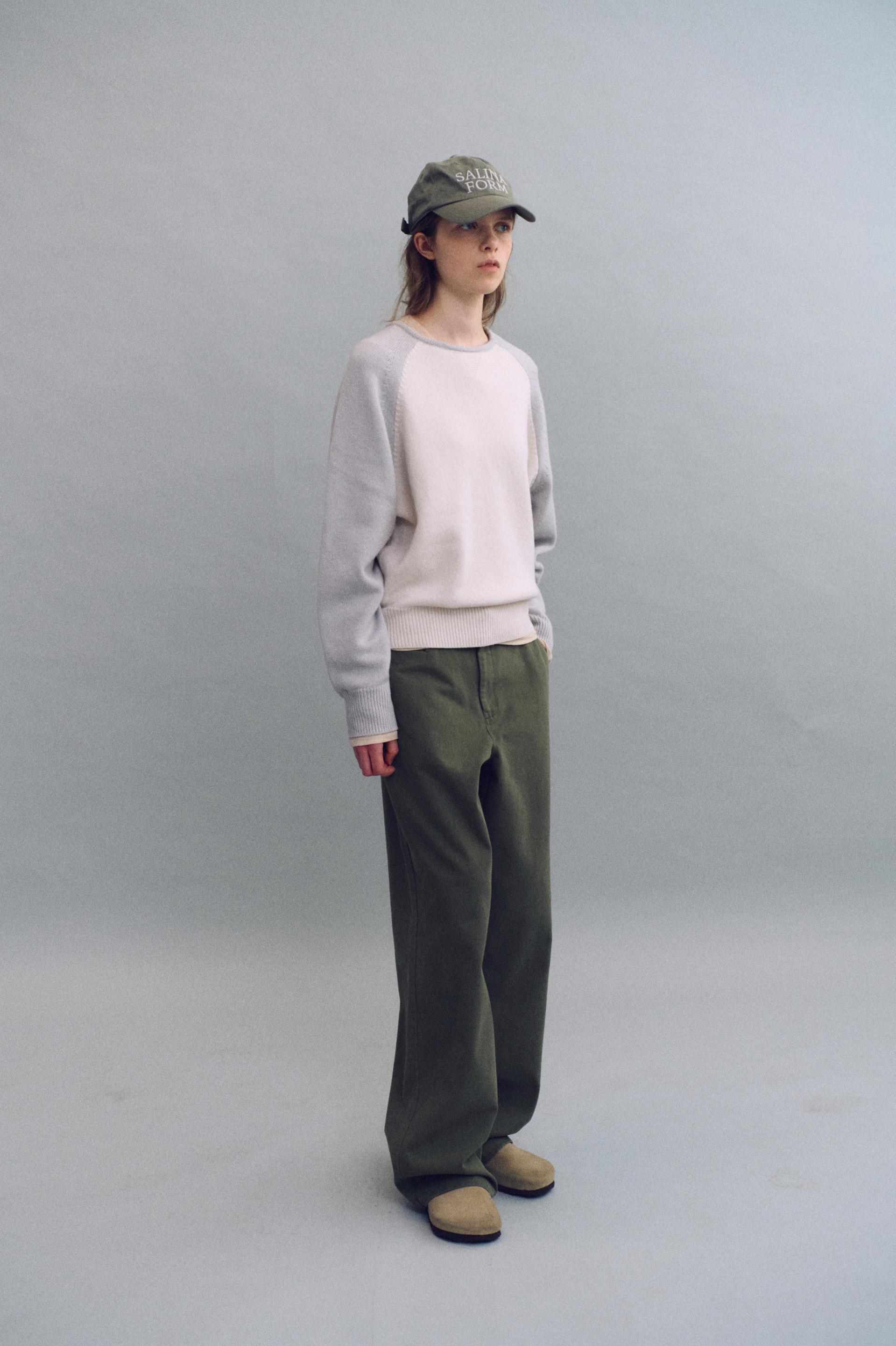 washed buckle pants (vintage khaki)