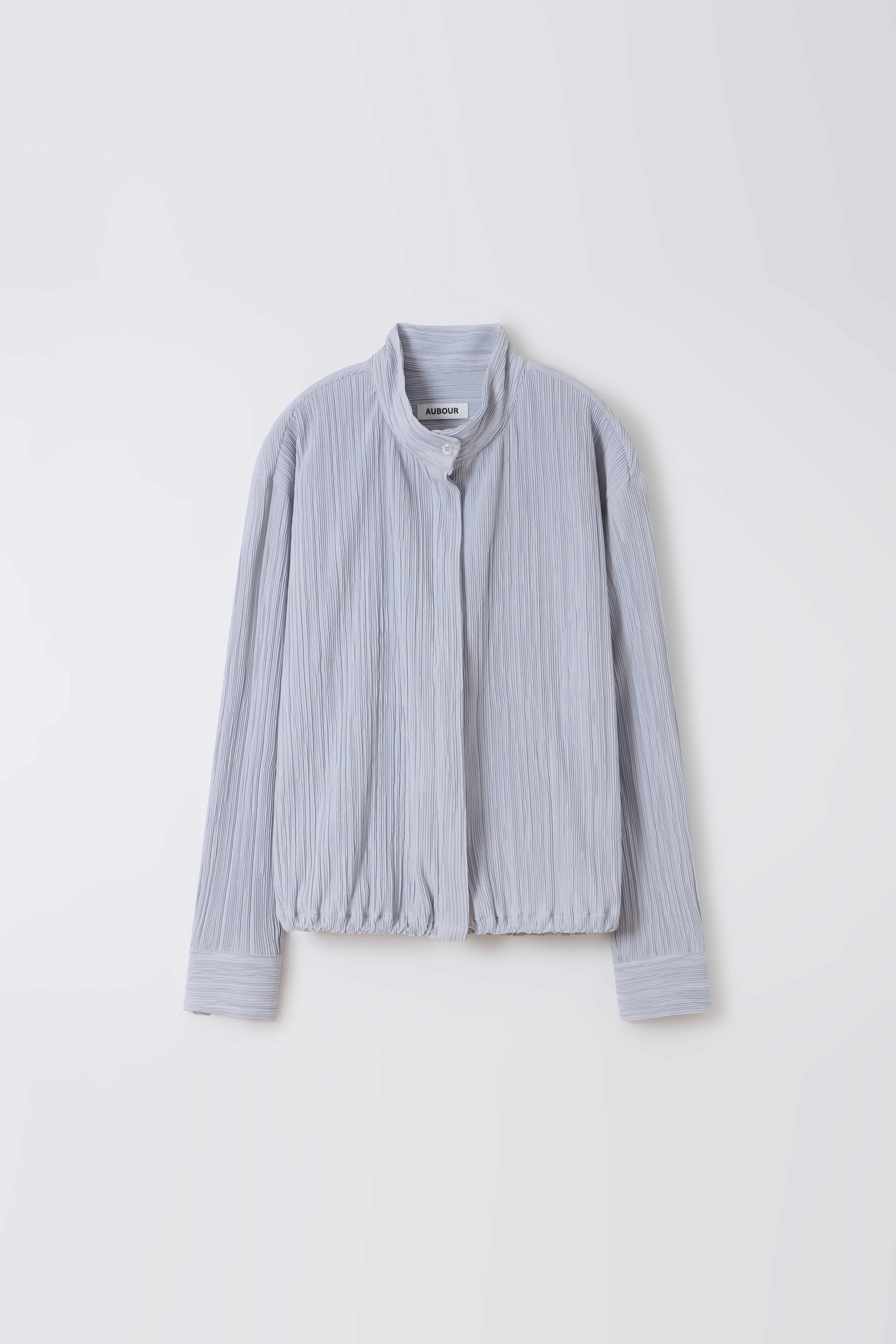 [2차 재입고] pleats string blouse (dusty sky)