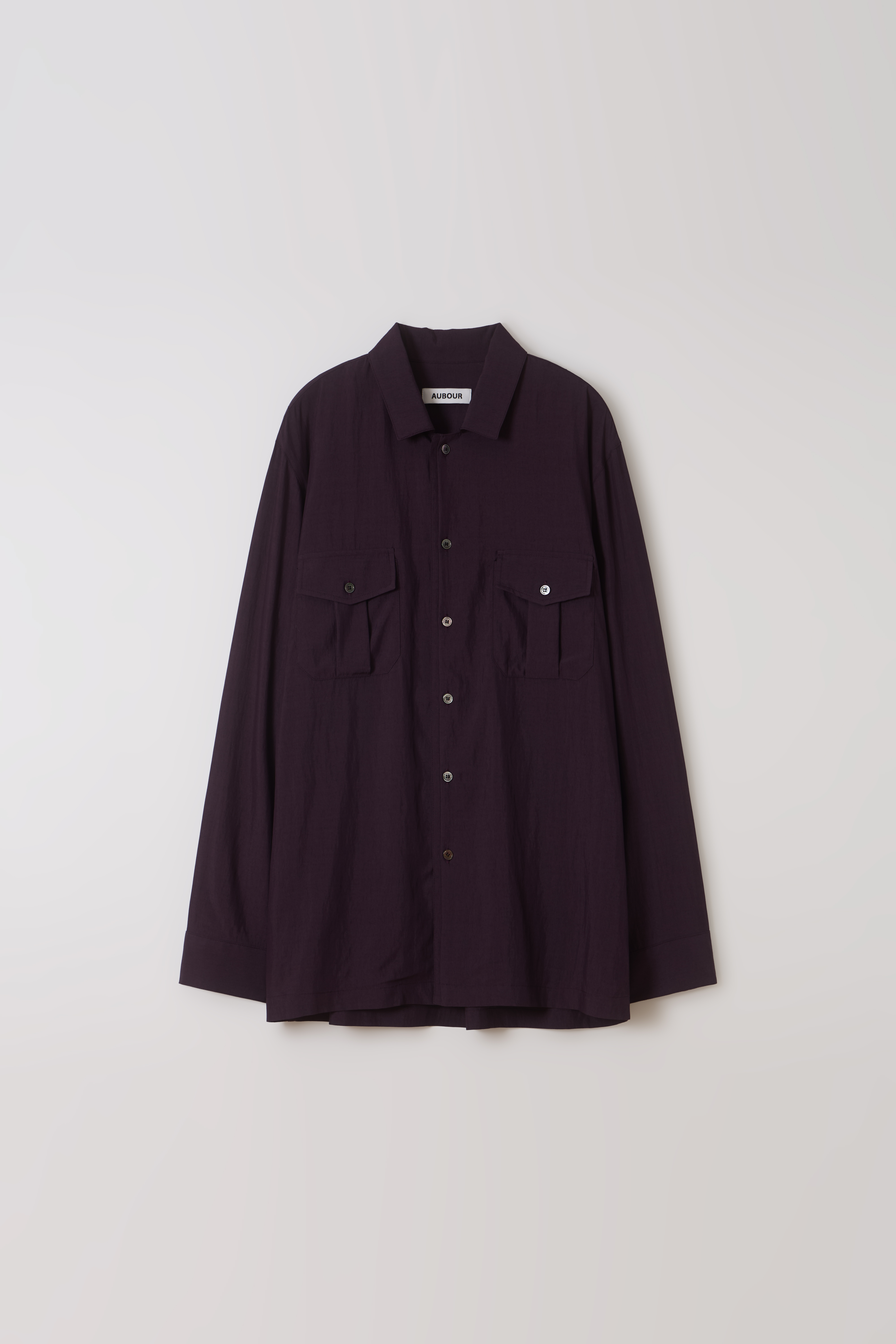 wrinkled signature shirts (deep violet)