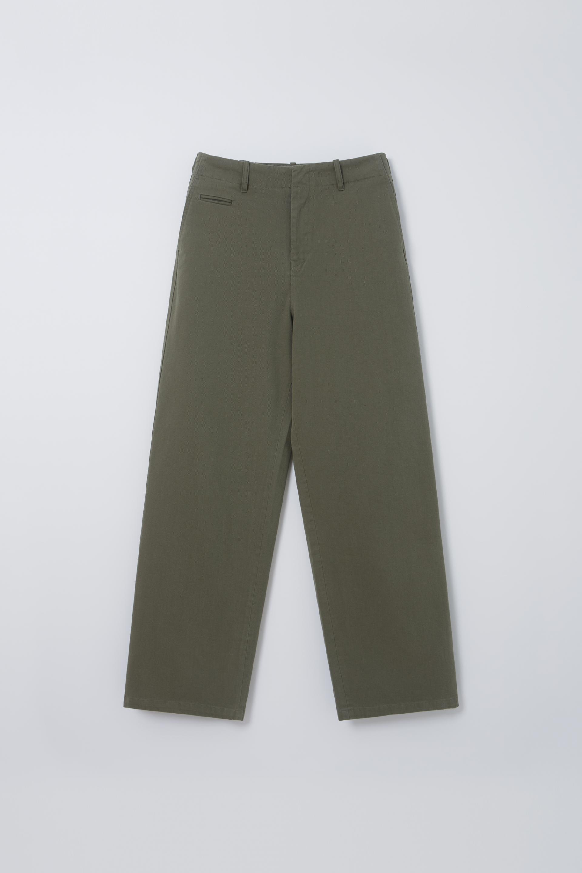 washed buckle pants (vintage khaki)