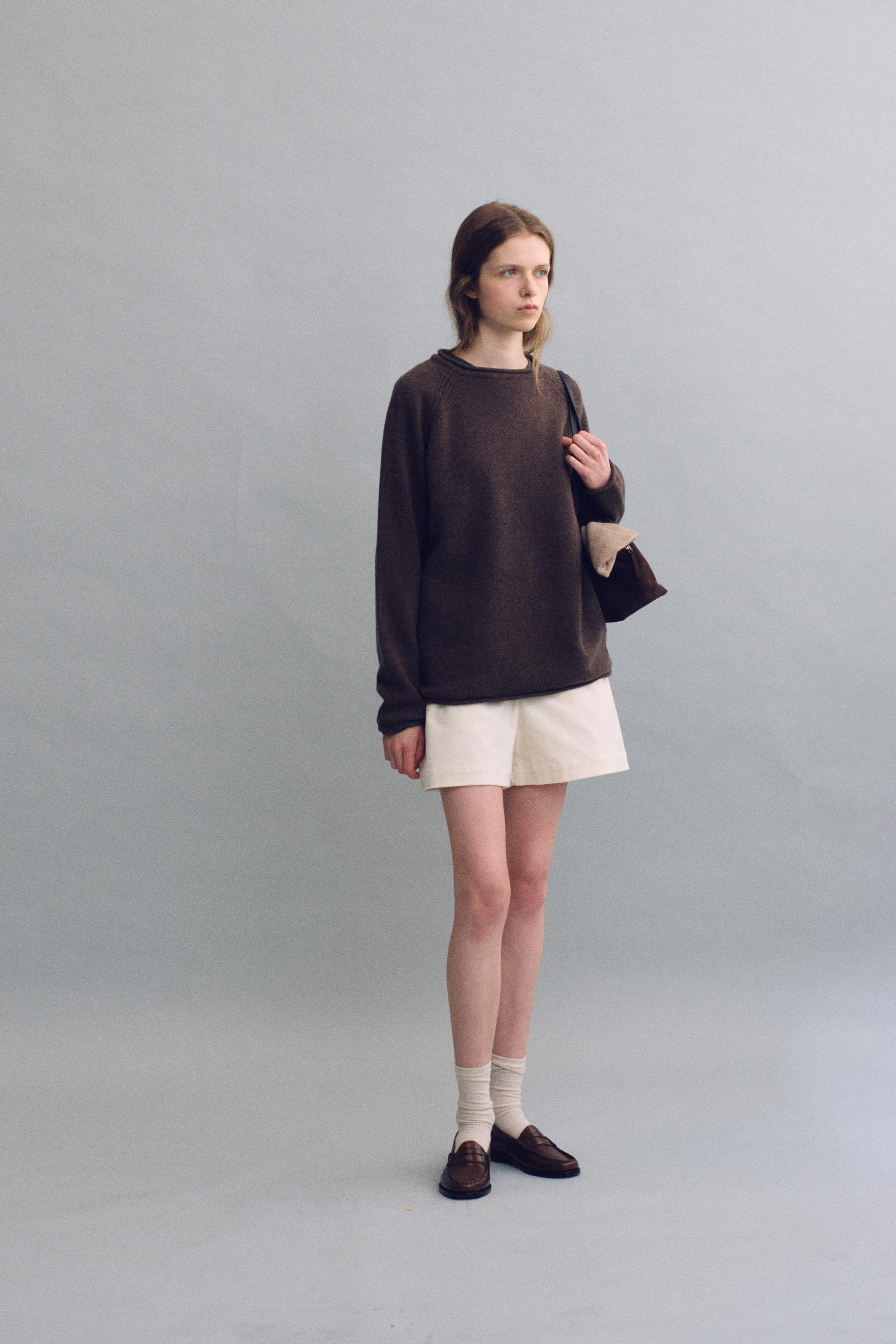 bias herring knit (cocoa)