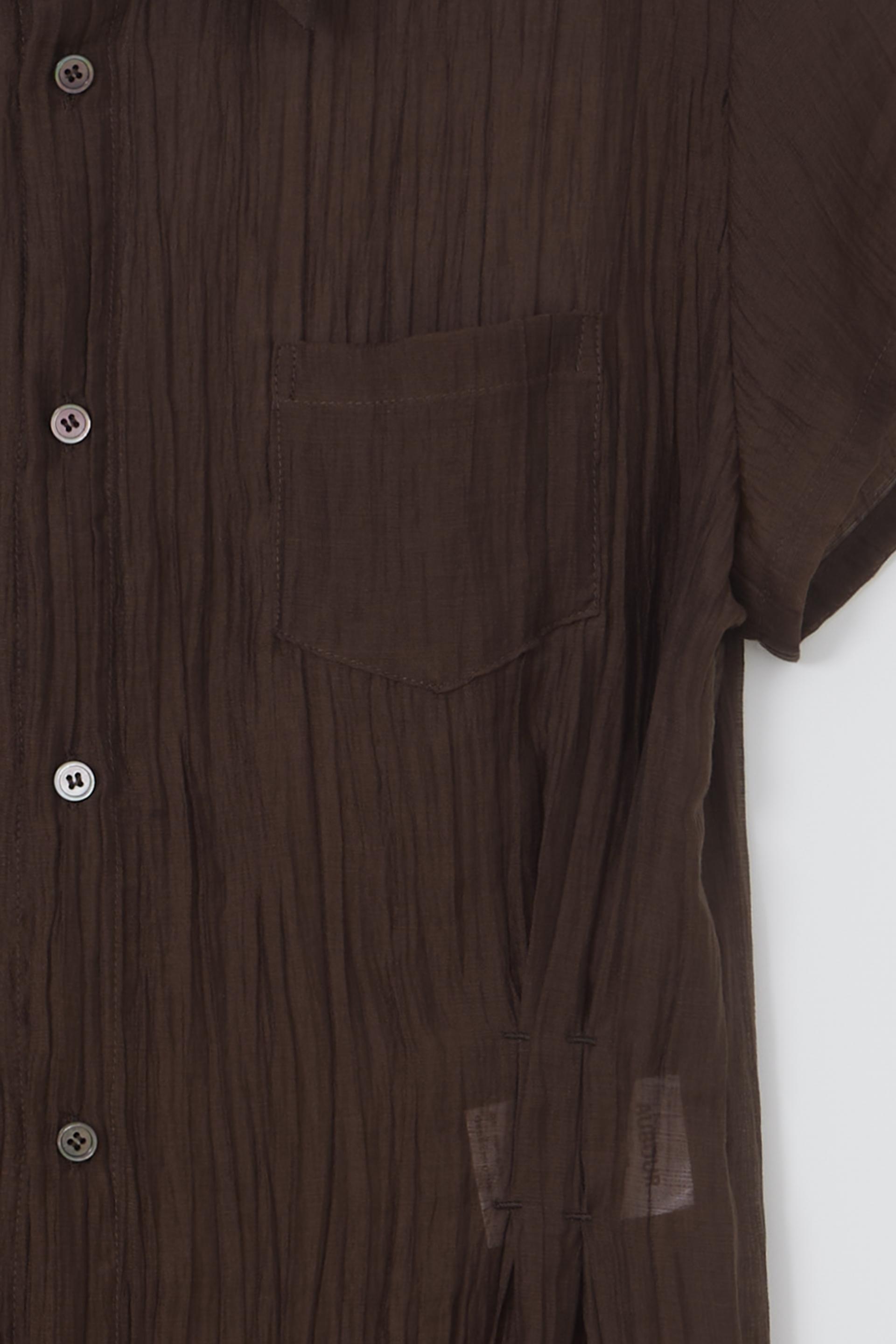 ripple half shirts (brown)