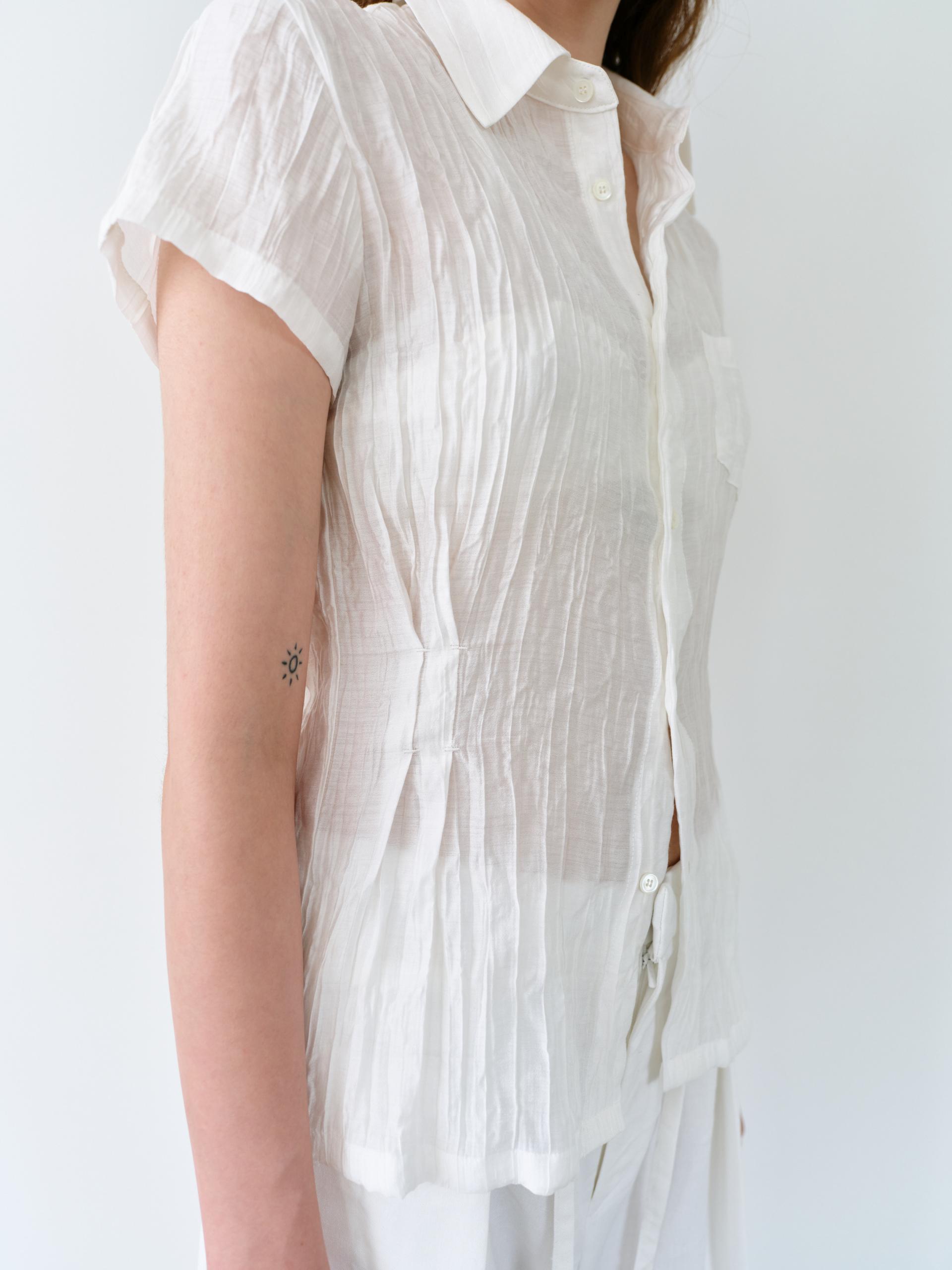 ripple half shirts (ivory)