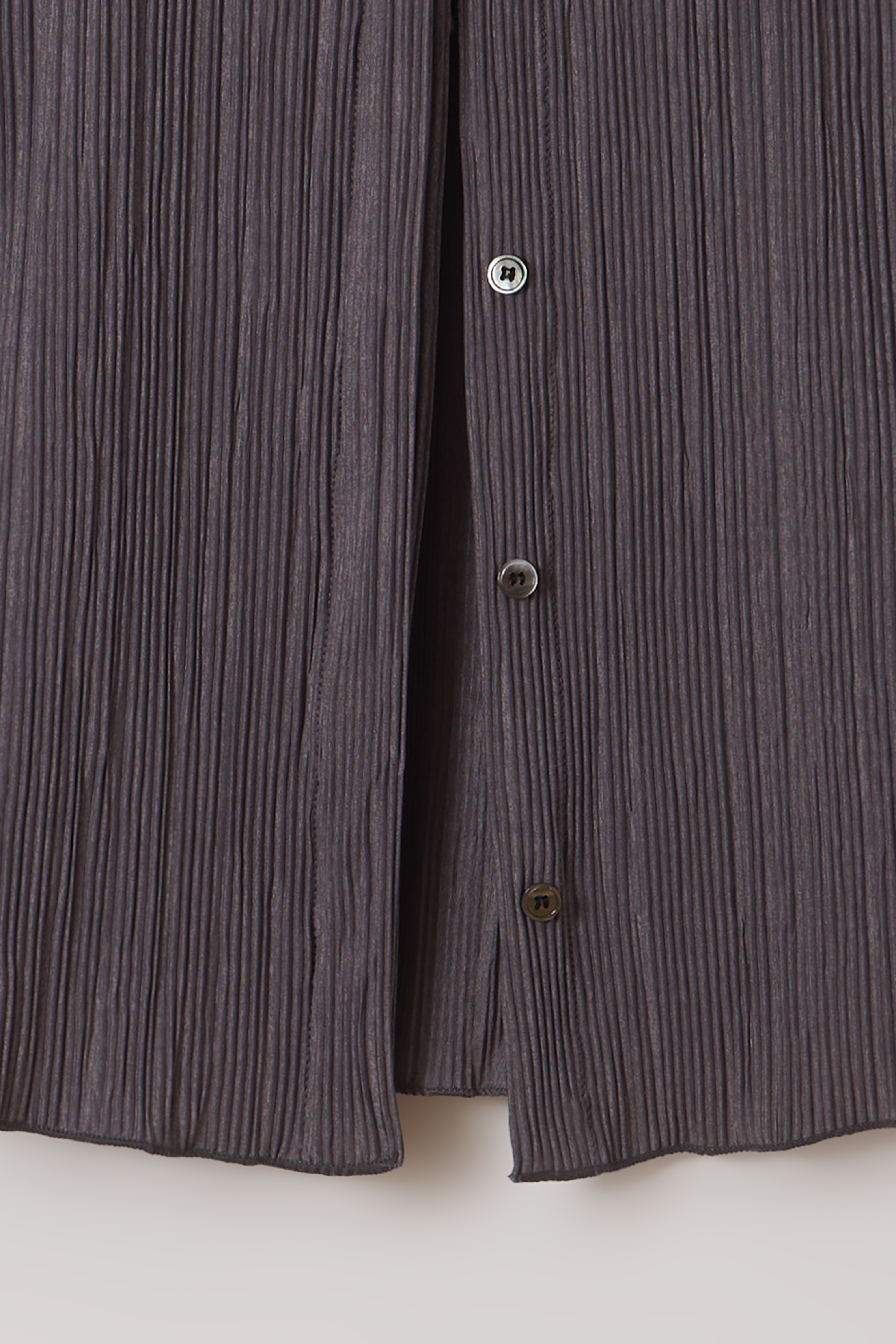 [2차 재입고] hidden pleats blouse (charcoal)