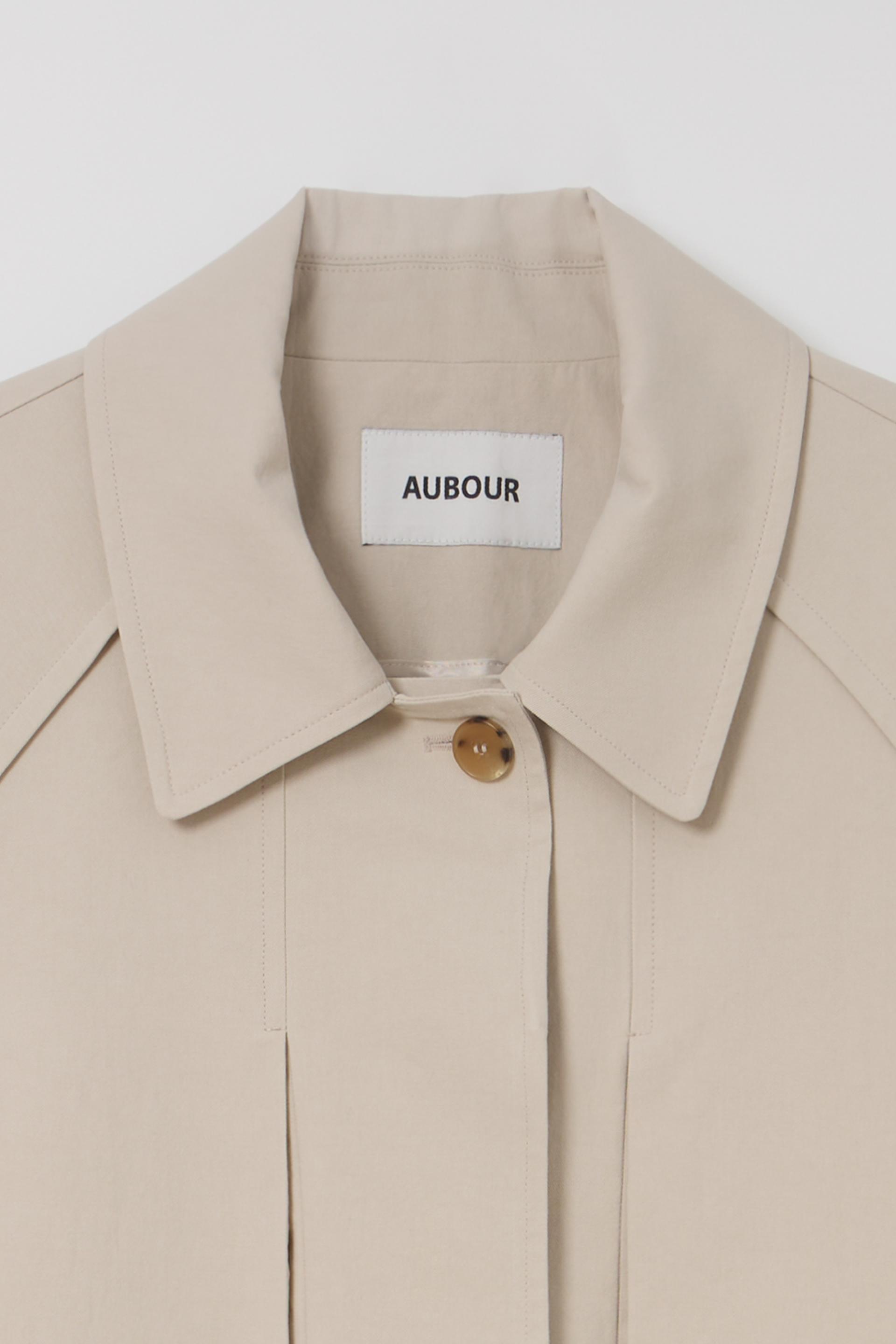 vent trench coat (ivory)