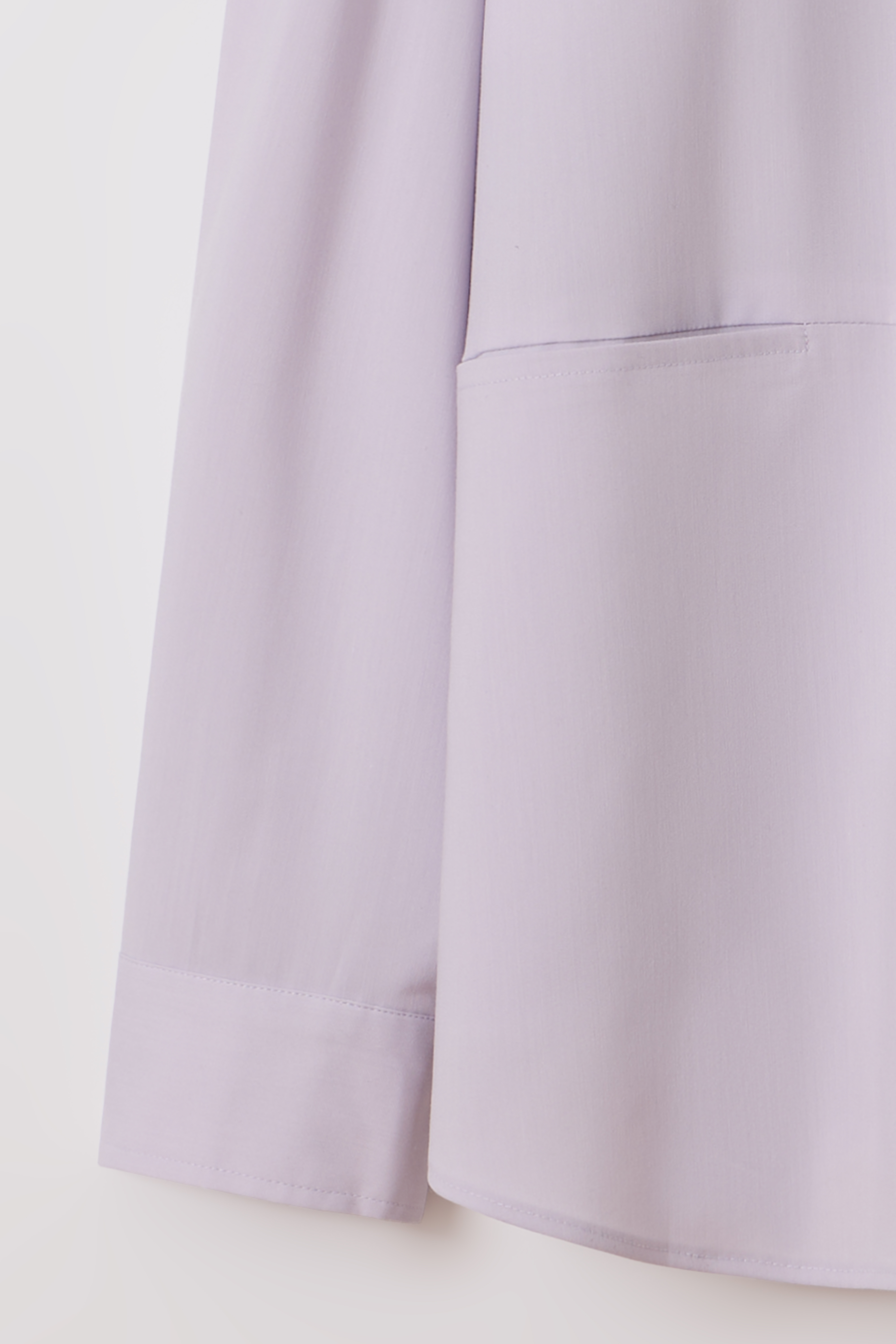 ease belted shirt (lilac)