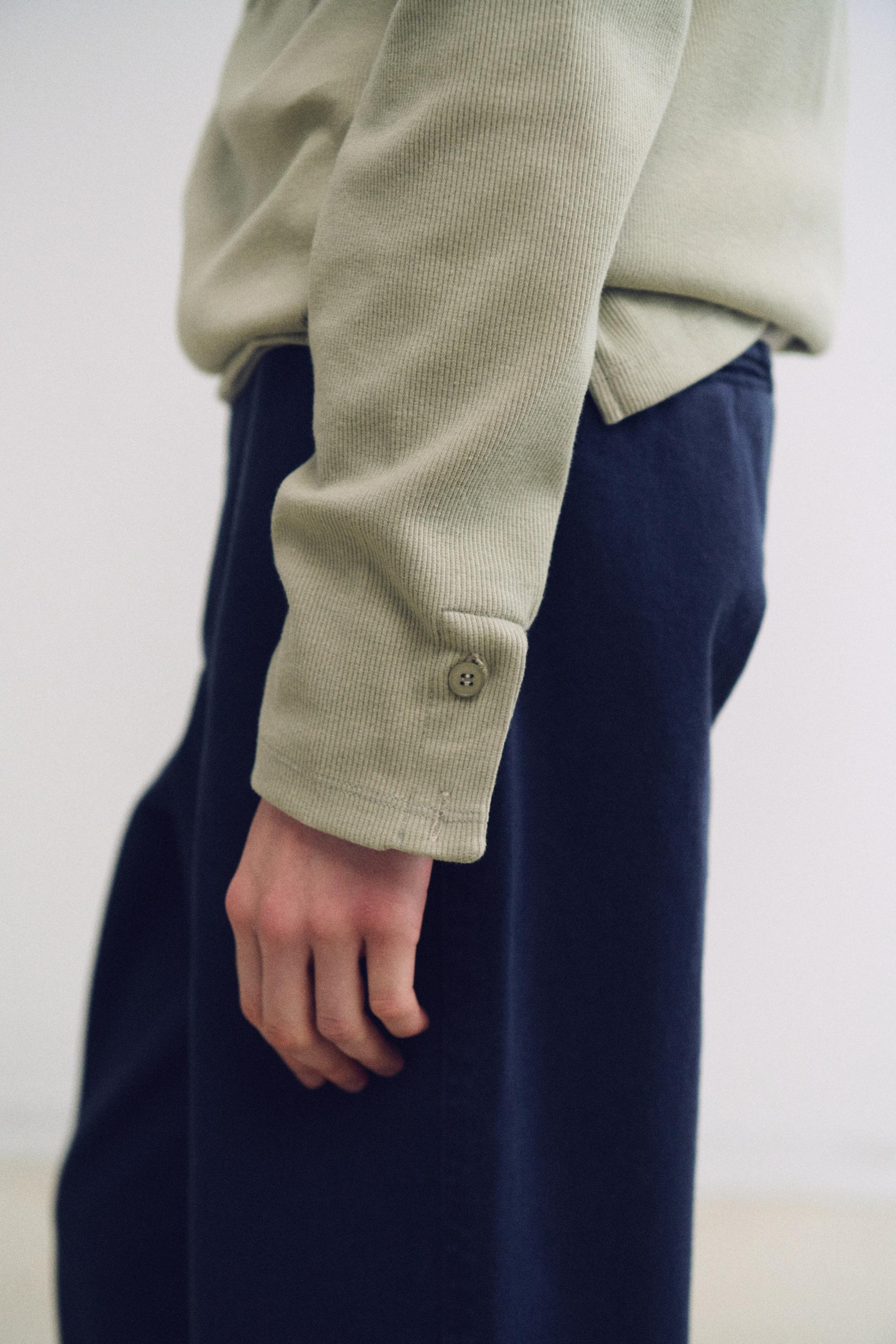 alter deep henley t-shirt (dusty mint)