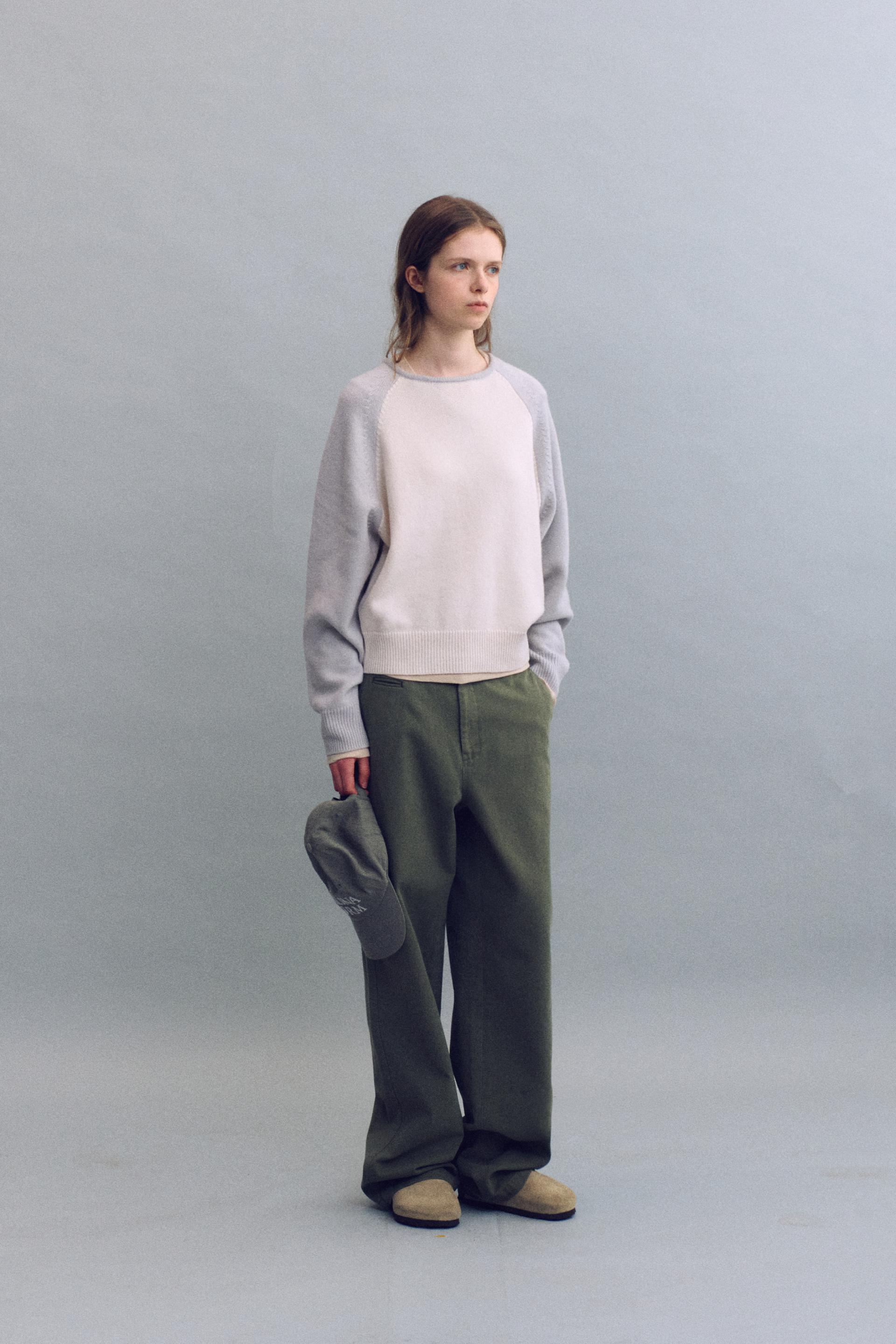 washed buckle pants (vintage khaki)