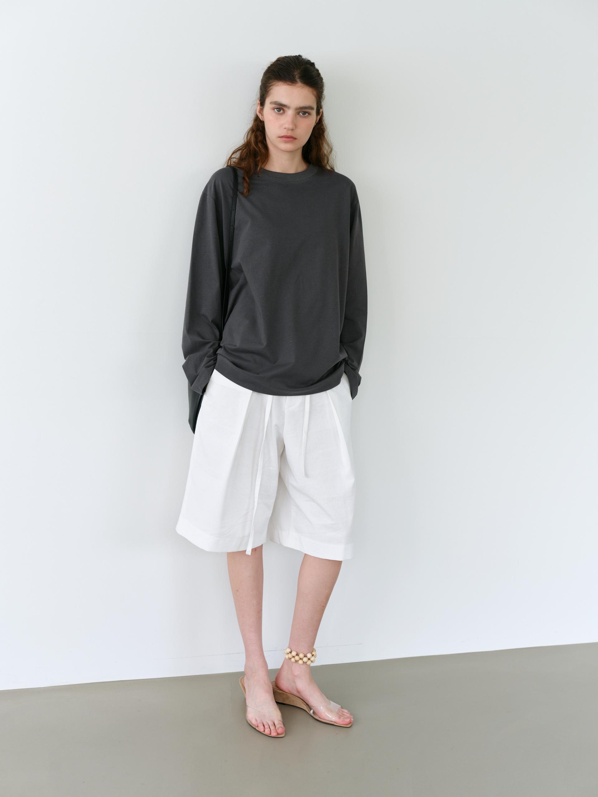 core long sleeve t-shirt (charcoal)