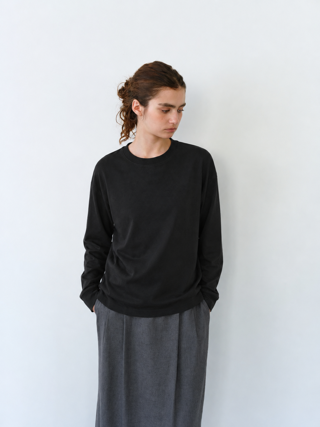 core long sleeve t-shirt (black)