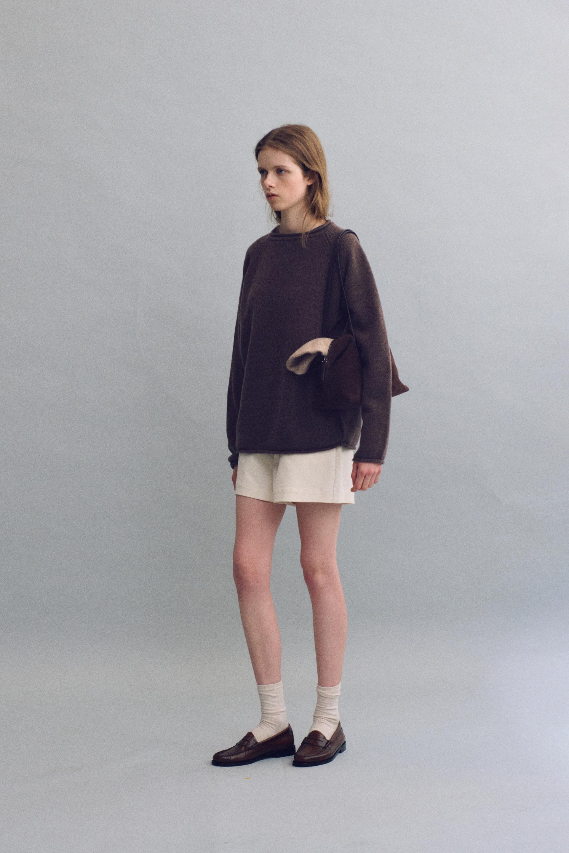 bias herring knit (cocoa)