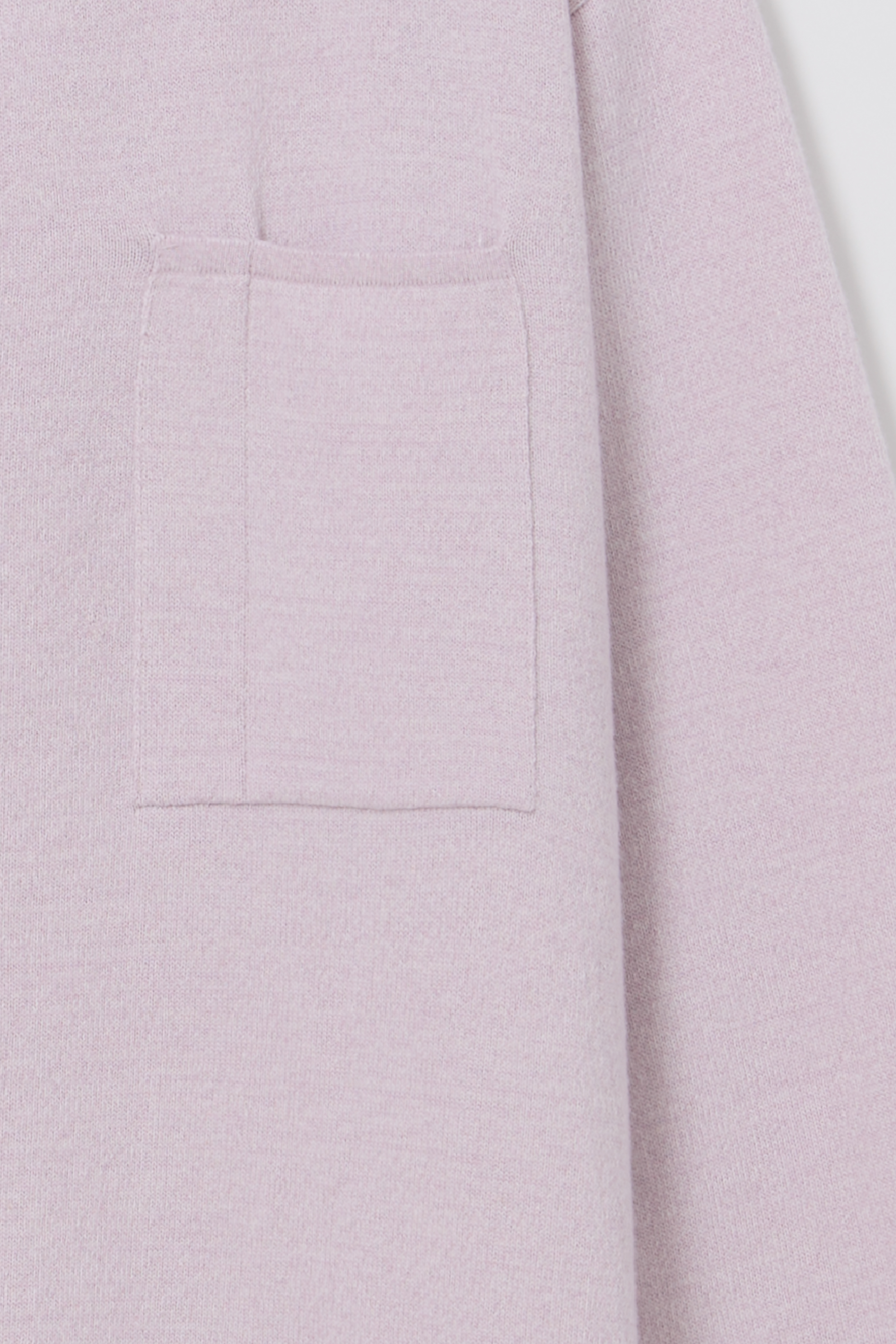 shirts pocket knit (soft pink)