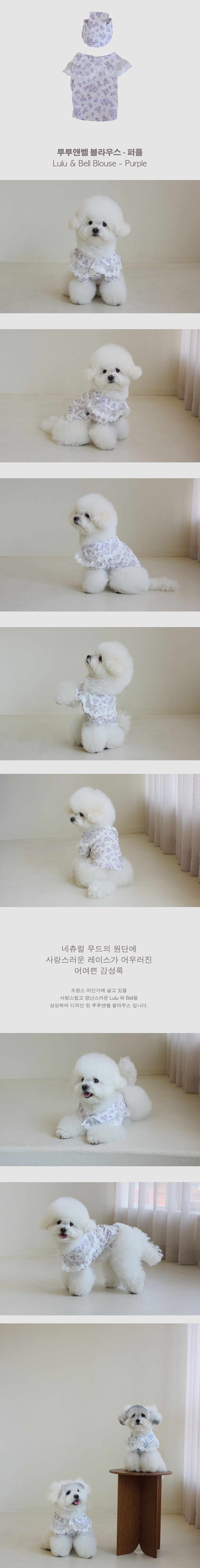 [Online release 4/21 15:00 ] 루루앤벨 블라우스 - 퍼플