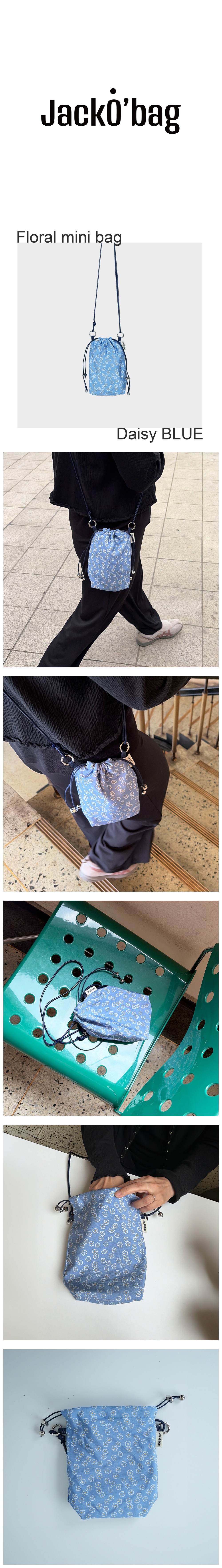 Floral Mini bag 플로랄 미니백 Daisy BLUE