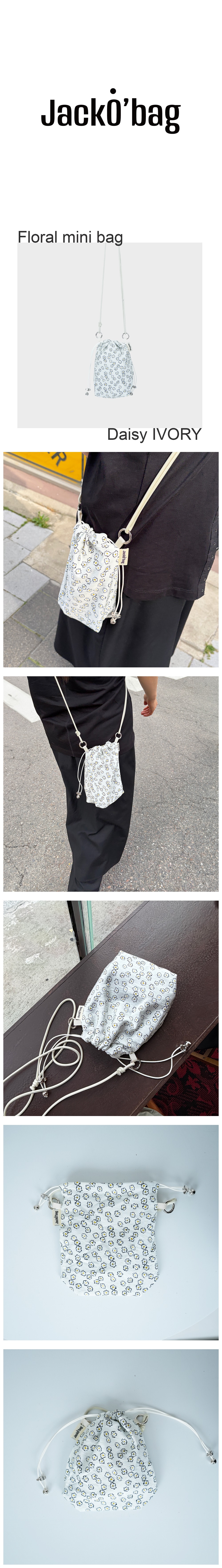 Floral Mini bag 플로랄 미니백 Daisy IVORY