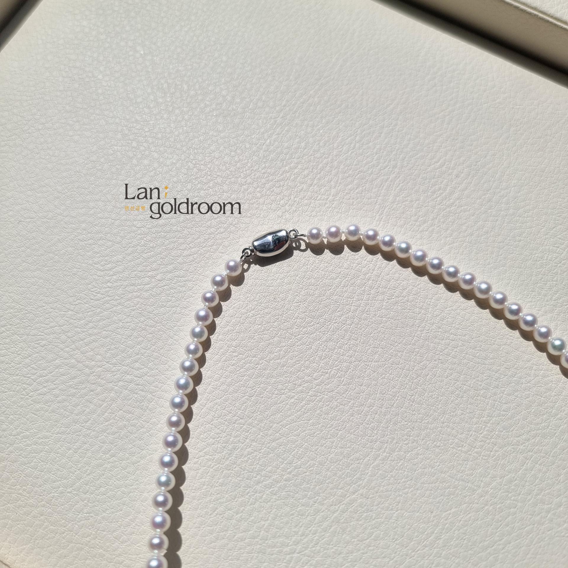 고품질!!⭐️담수진주 4-4.5mm 고품질 비드 목걸이