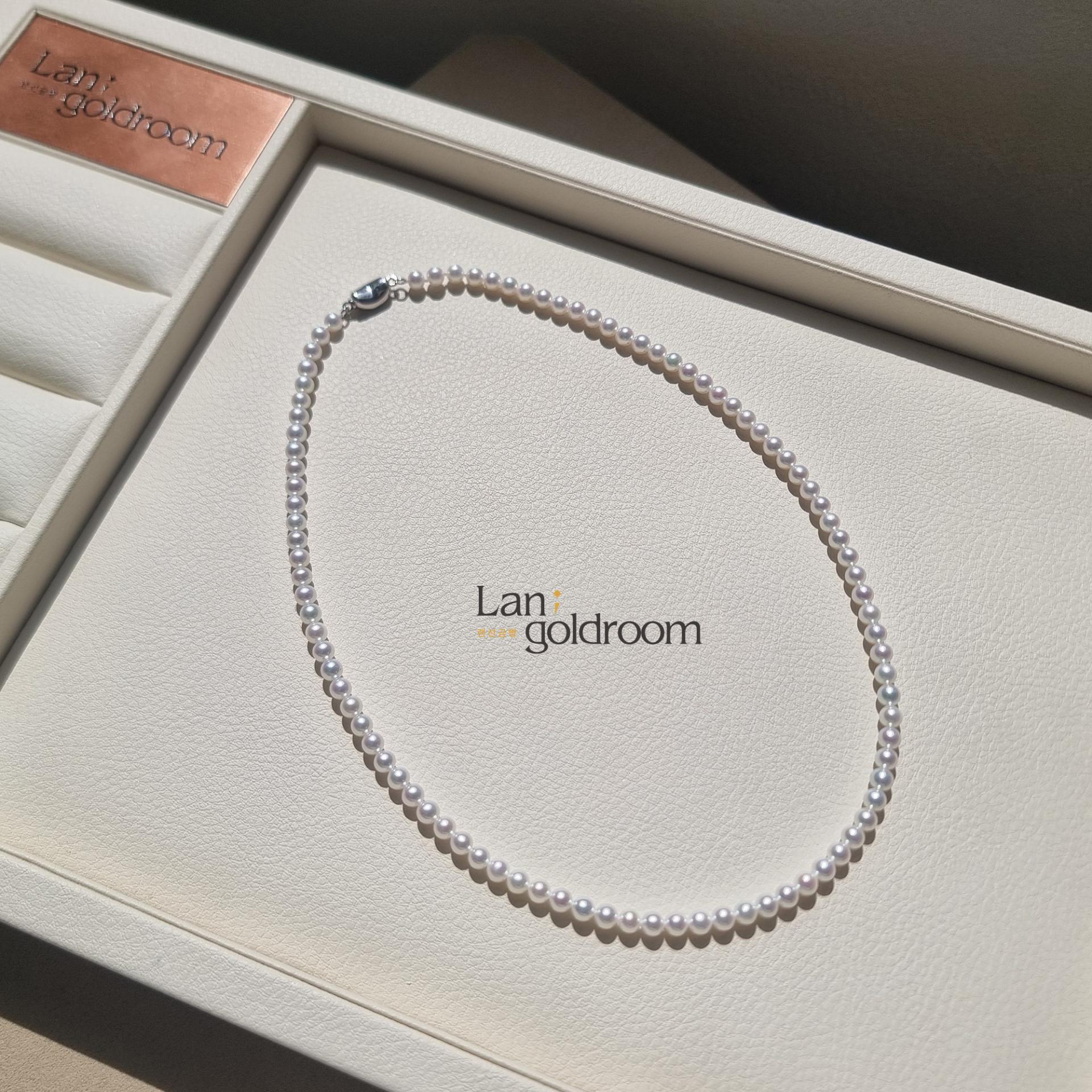 고품질!!⭐️담수진주 4-4.5mm 고품질 비드 목걸이
