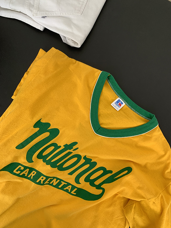 80's "CAR RENTAL" USA 50/50 T-shirt