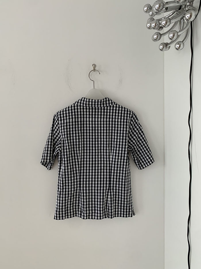 00's "Agnes B" Check Shirt