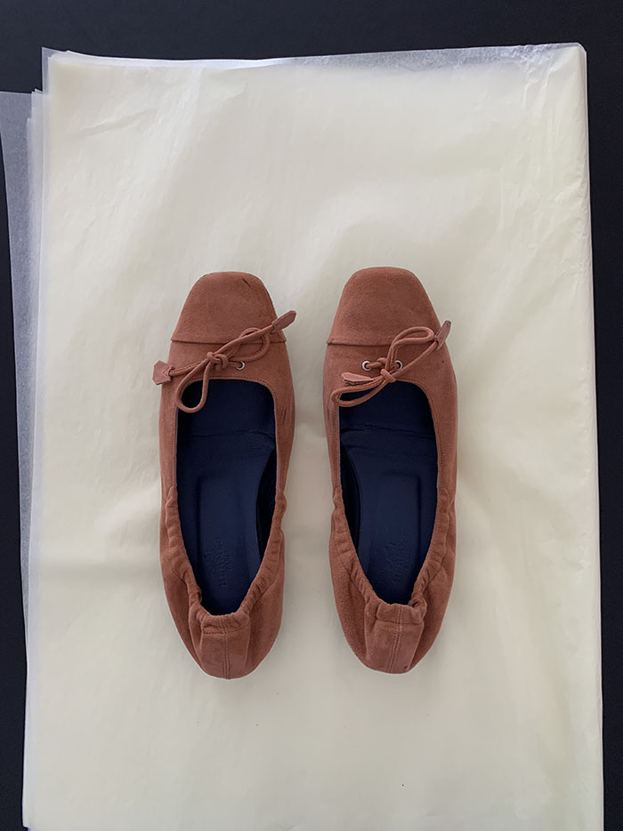 00s "Hermes" Logo Leather Shoes 복제