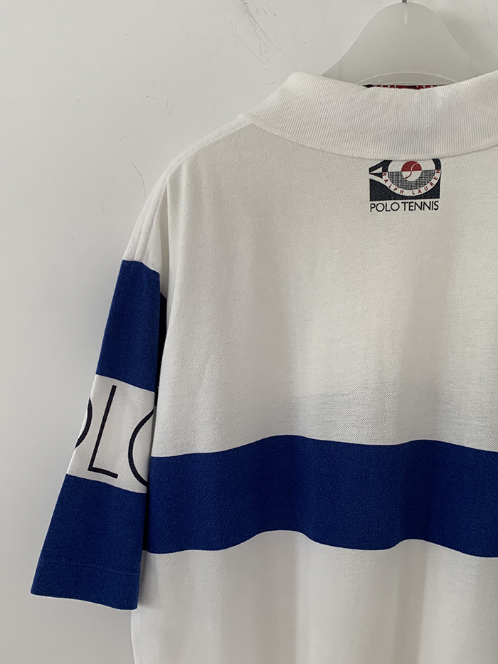 90's "Polo Sport Ralph Lauren" cotton Pique Knit (Rare Design) 복제