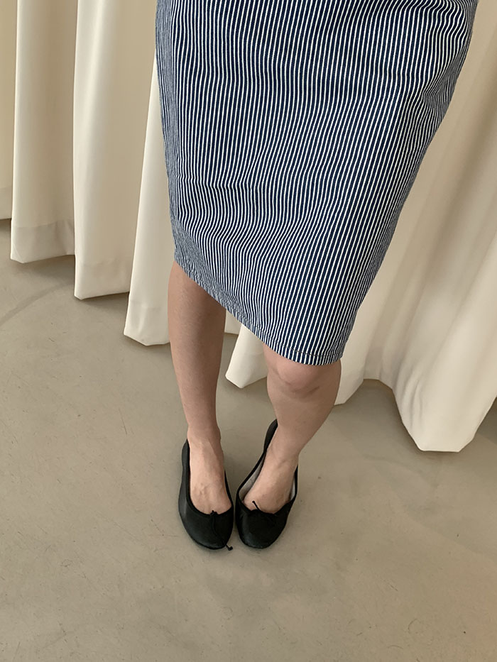 2016s "miumiu" Denim Stripe Skirt